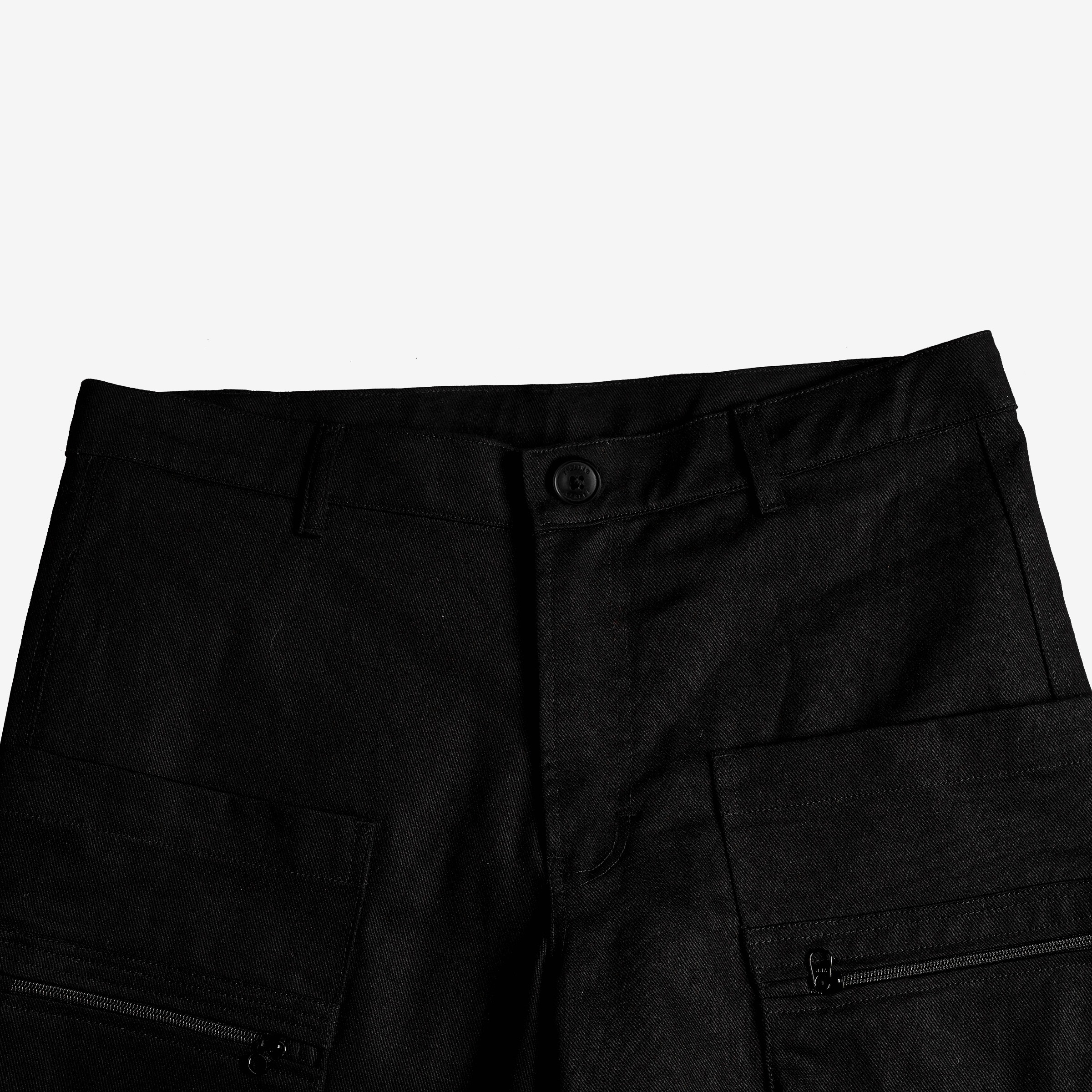 NAMSAM CARGO SHORT BLACK