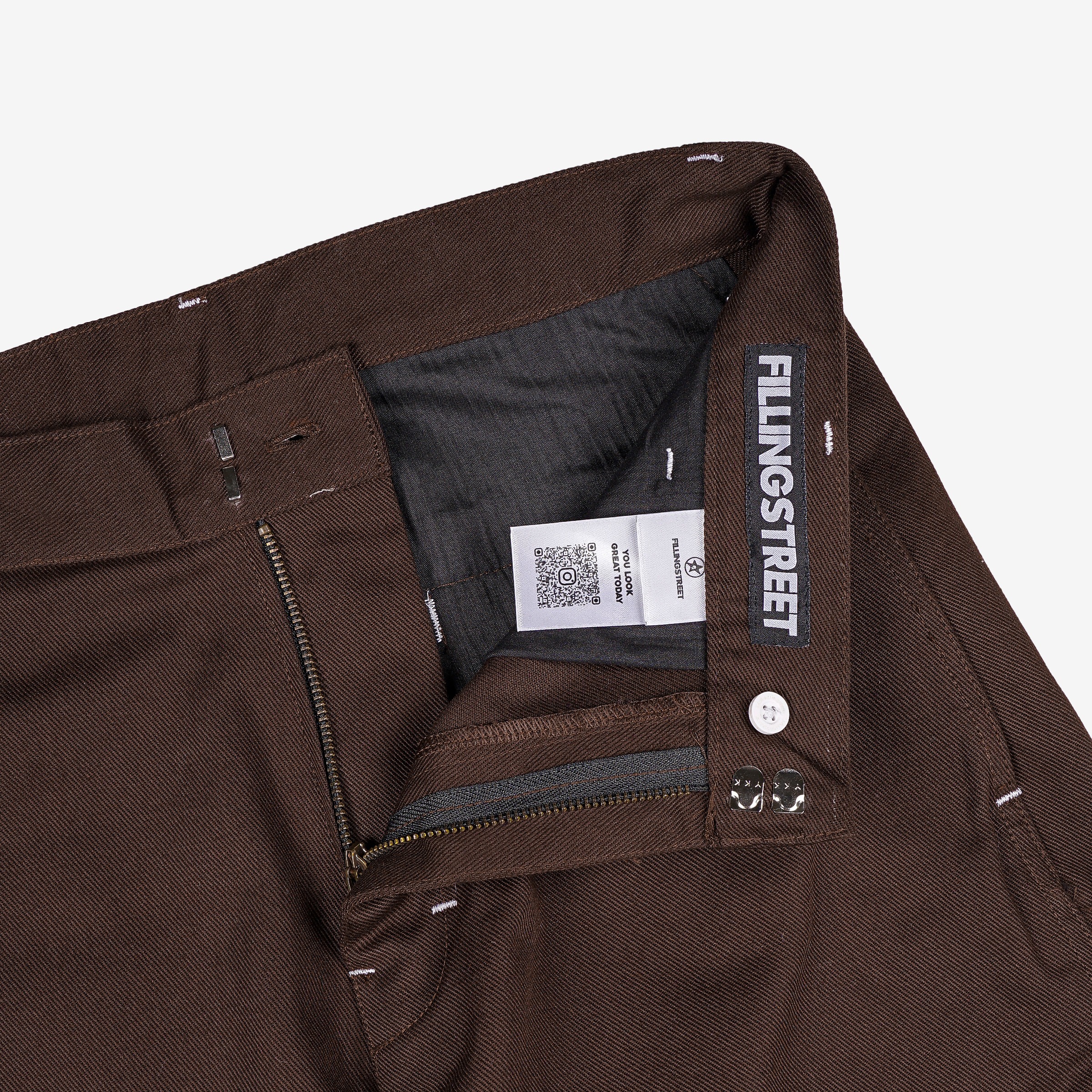 ONES BARREL PANTS BROWN