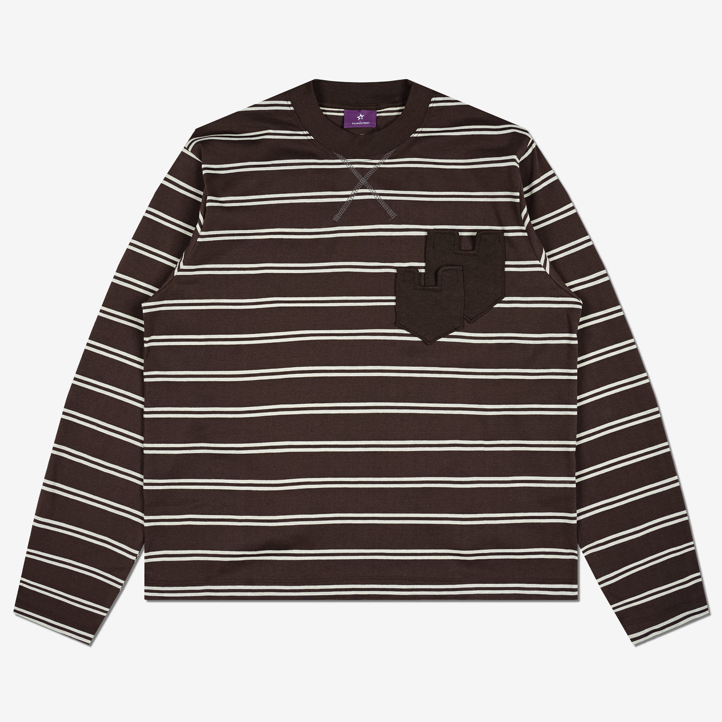 STRIPLINE LONG SLEEVE BROWN