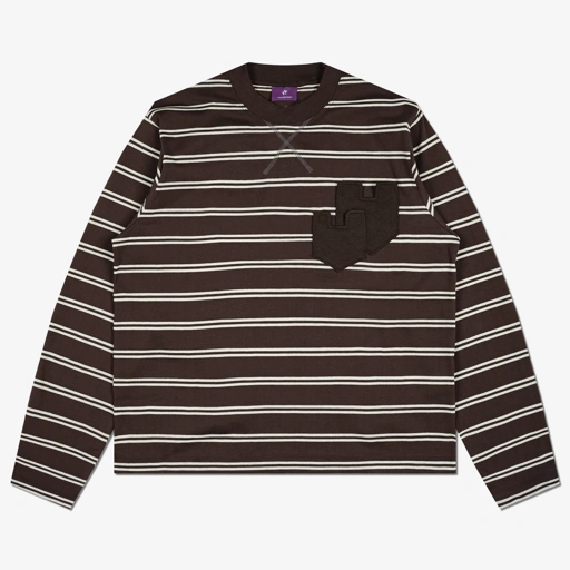 STRIPLINE LONG SLEEVE BROWN