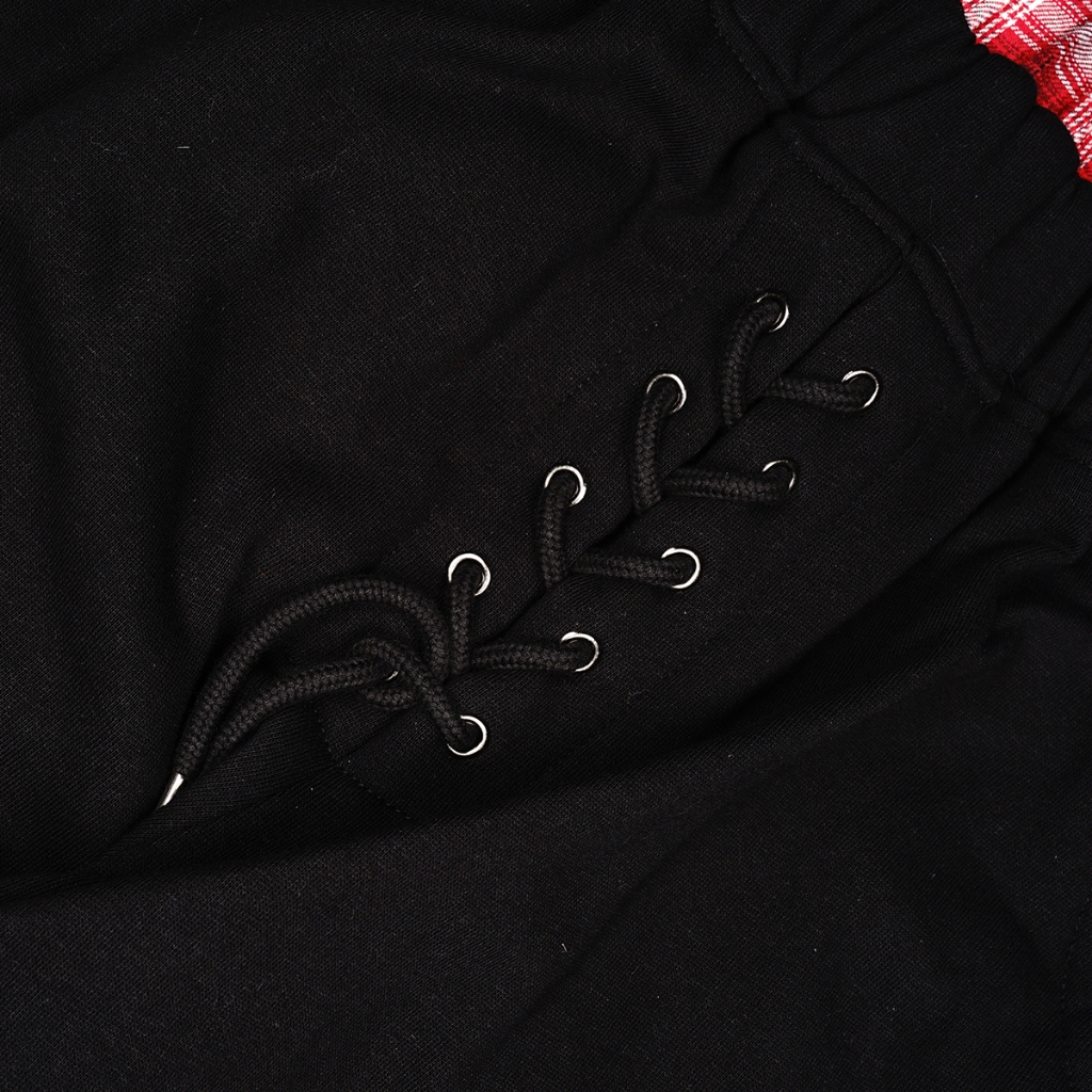VEIL FLARE SWEATPANTS BLACK
