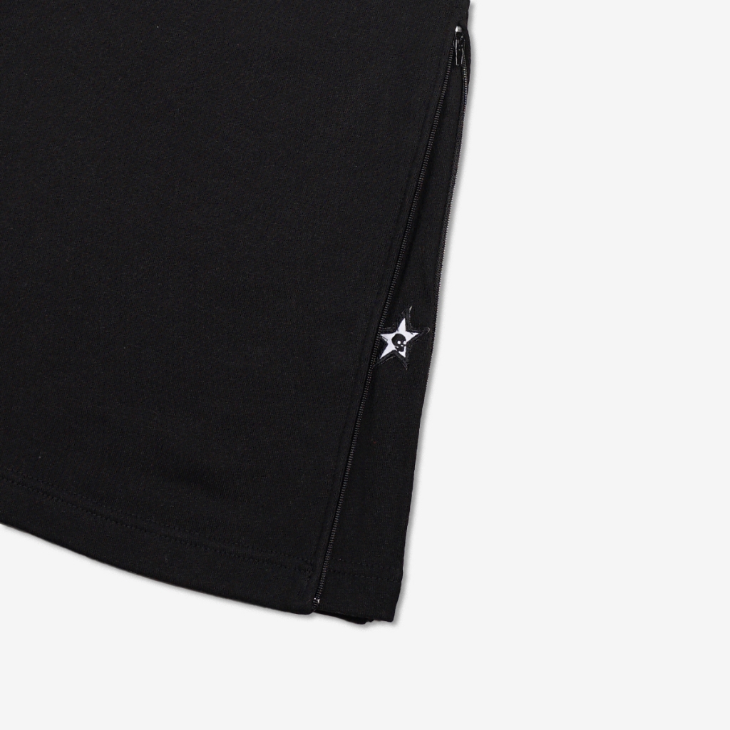 VEIL FLARE SWEATPANTS BLACK