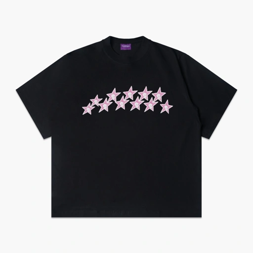Image of LOCSTAR BOXY TEE BLACK