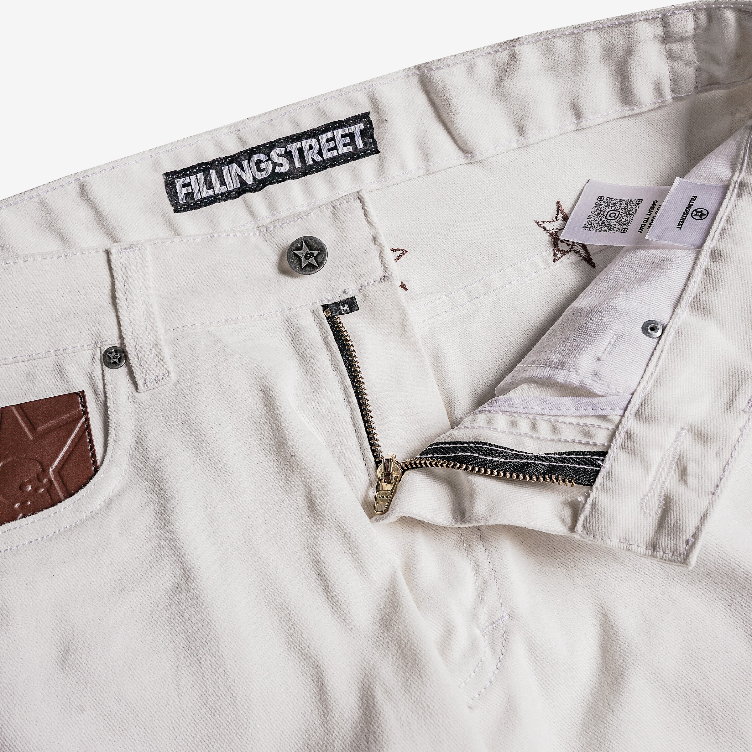 ONES DENIM PANTS ECRU