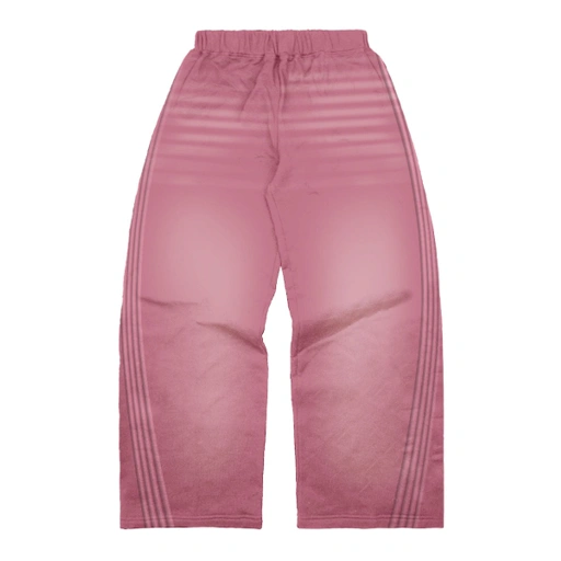 Image of Baggy Sweatpants Fillingstreet - Stripes Brink Pink
