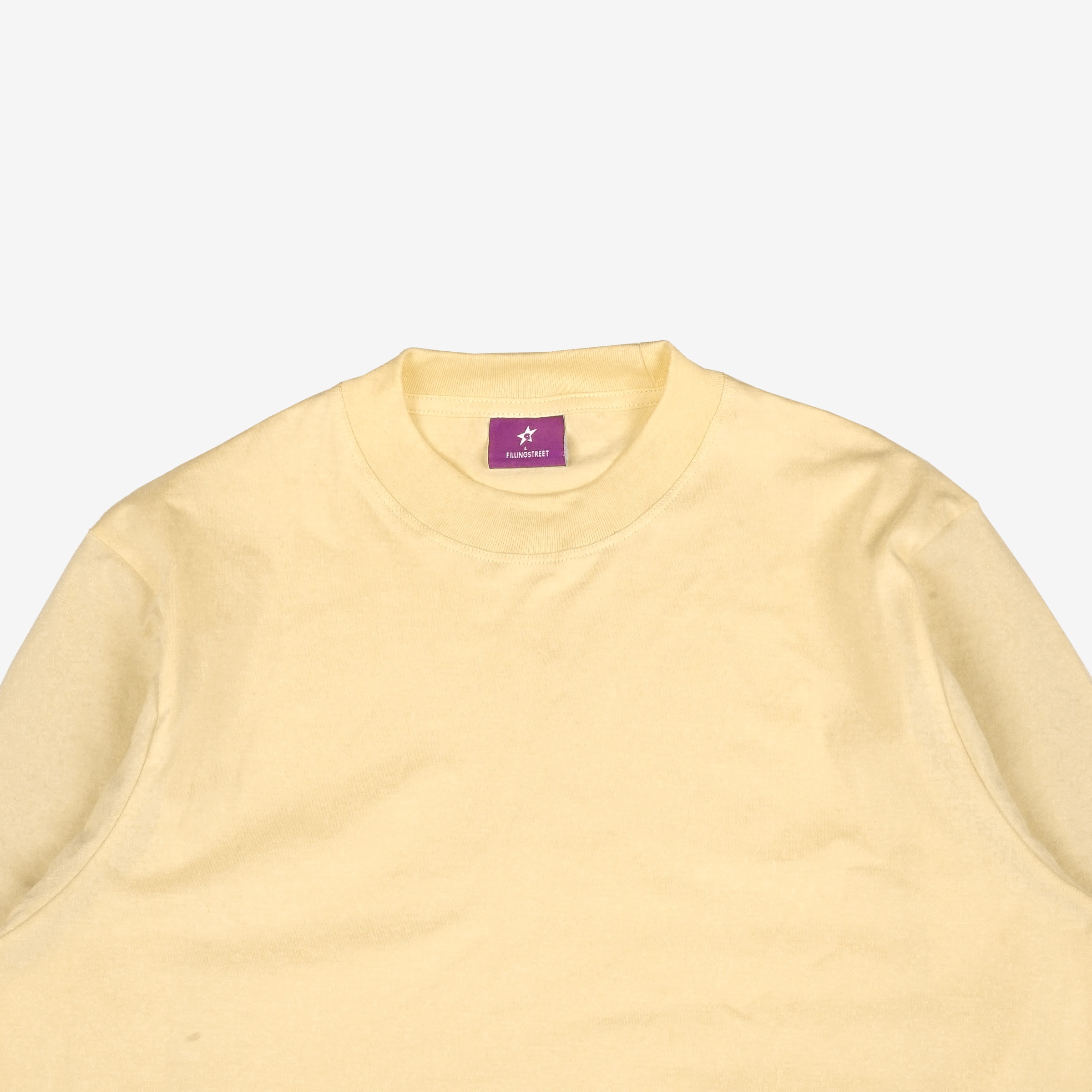 SCATTERED LAYERED POLKA WAFFLE LONG SLEEVE YELLOW