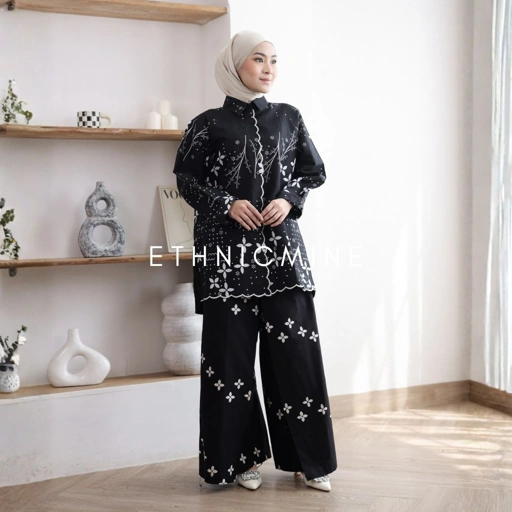 Image of Kembang Merekah Blouse Wanita Batik Raya Ethnicmine 