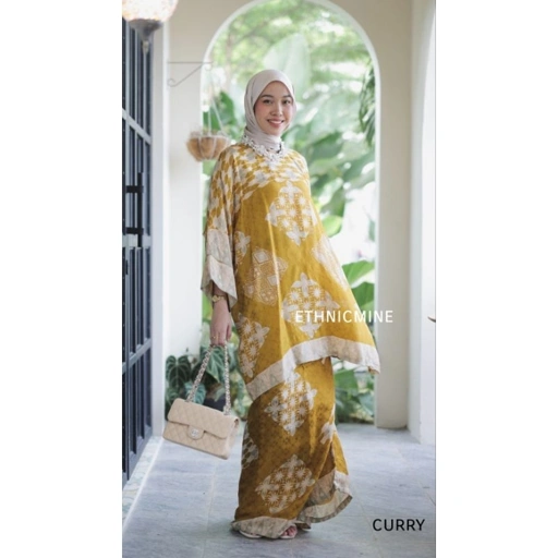 Image of ARUNA SET SKIRT (ROK LILIT) batik viscose baju kondangan