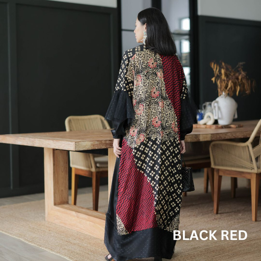 Anjani Luxe (dress lebaran batik viscose lace premium)