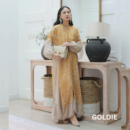 Image of Anjani Luxe (dress lebaran batik viscose lace premium)