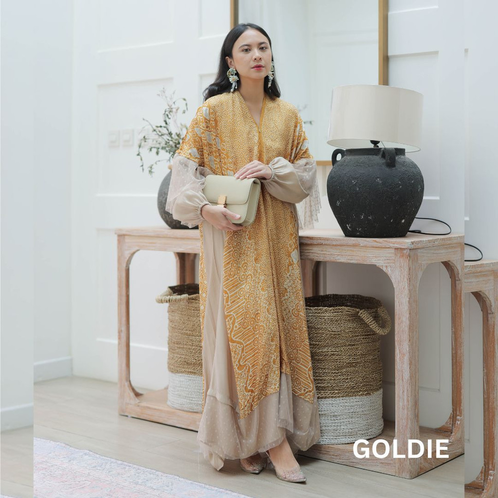 Anjani Luxe (dress lebaran batik viscose lace premium)