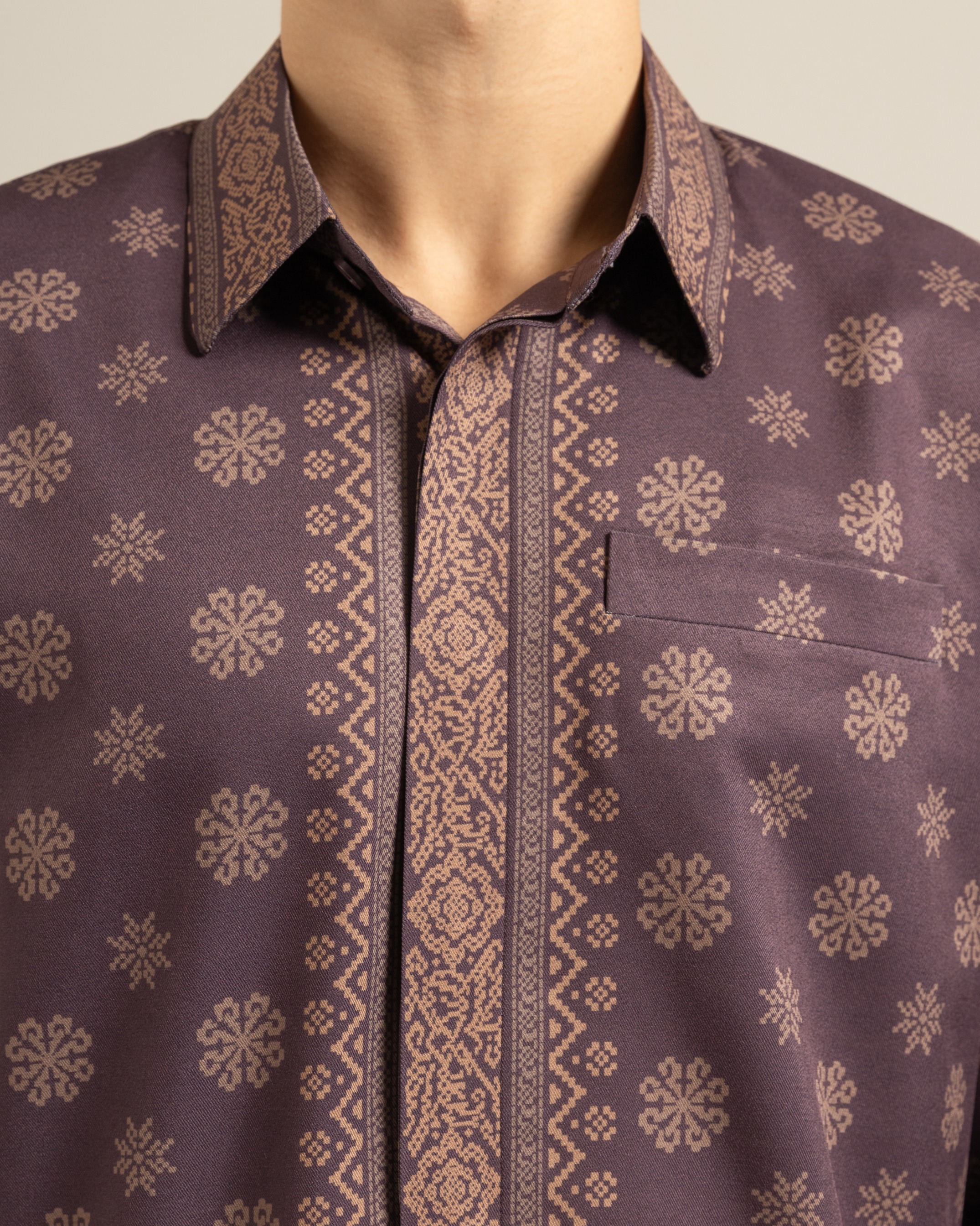 Men shirt "BURGUNDY"