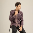 Men shirt "BURGUNDY"