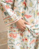 Raya flower set pants " Green"