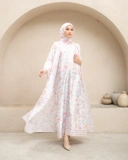 Raya flower dress "Pink"