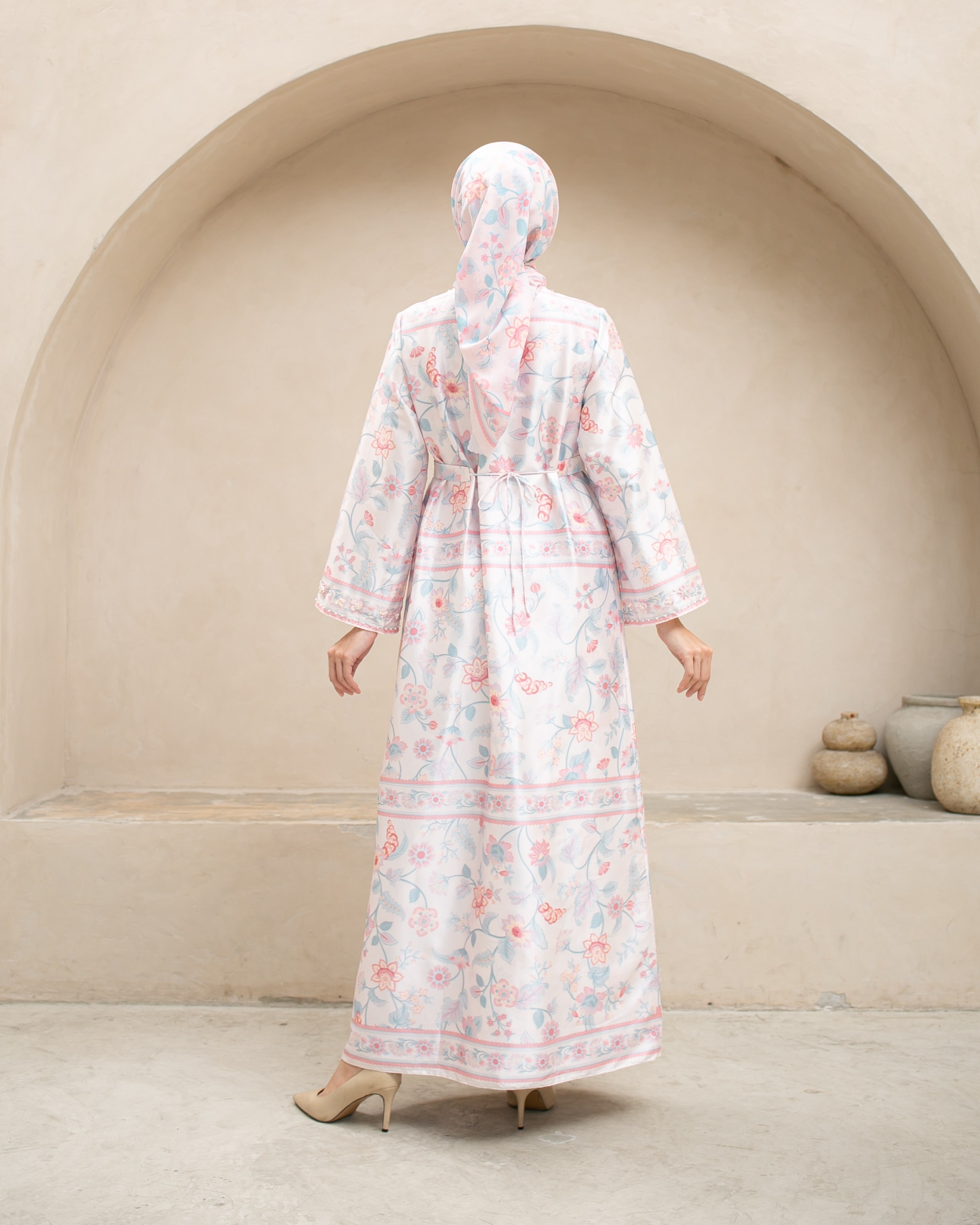 Raya flower dress "Pink"