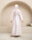 Raya flower dress "Pink"