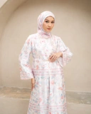 Raya flower dress "Pink"