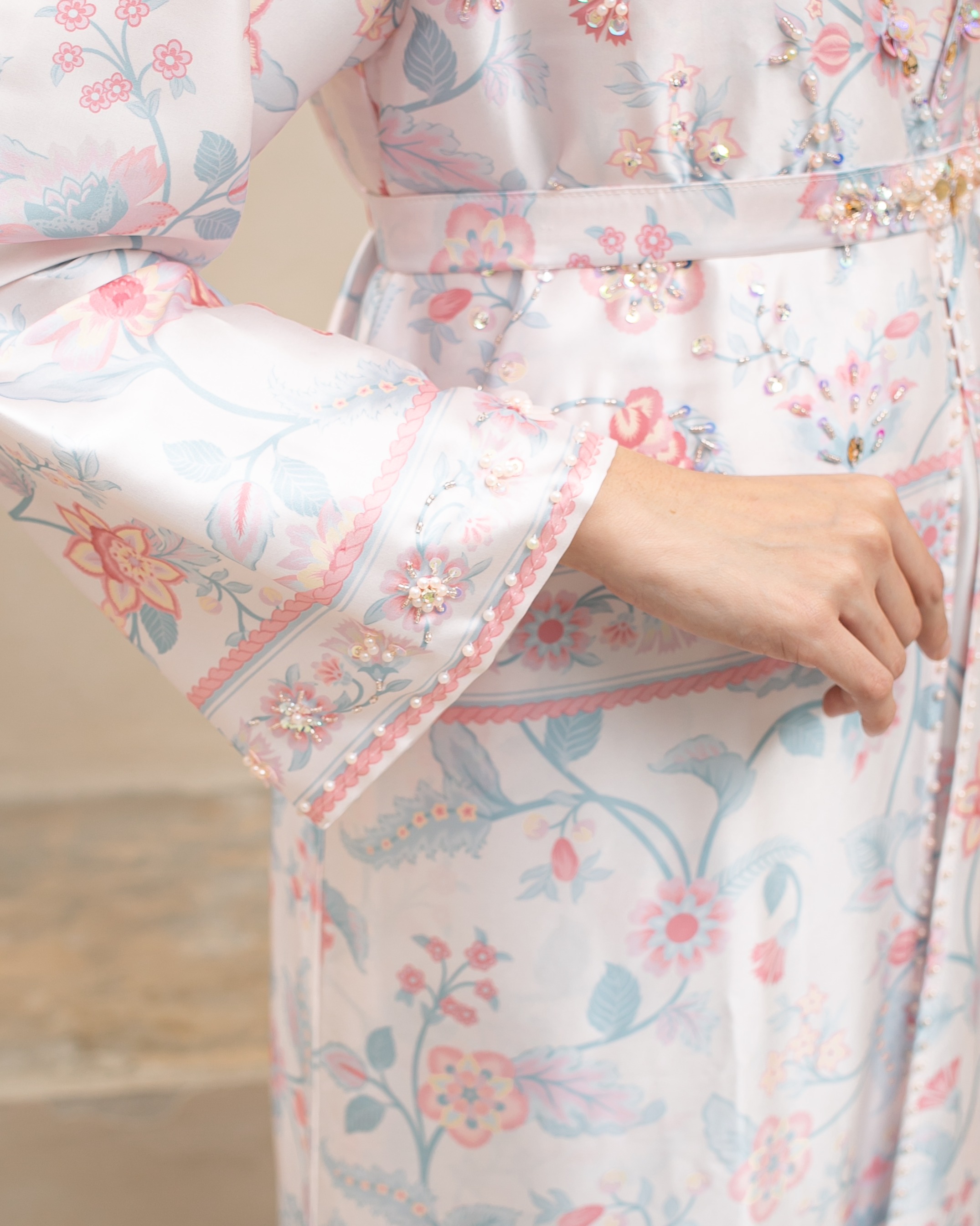 Raya flower dress "Pink"