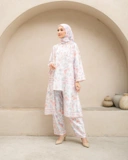 Raya flower set pants "Pink"