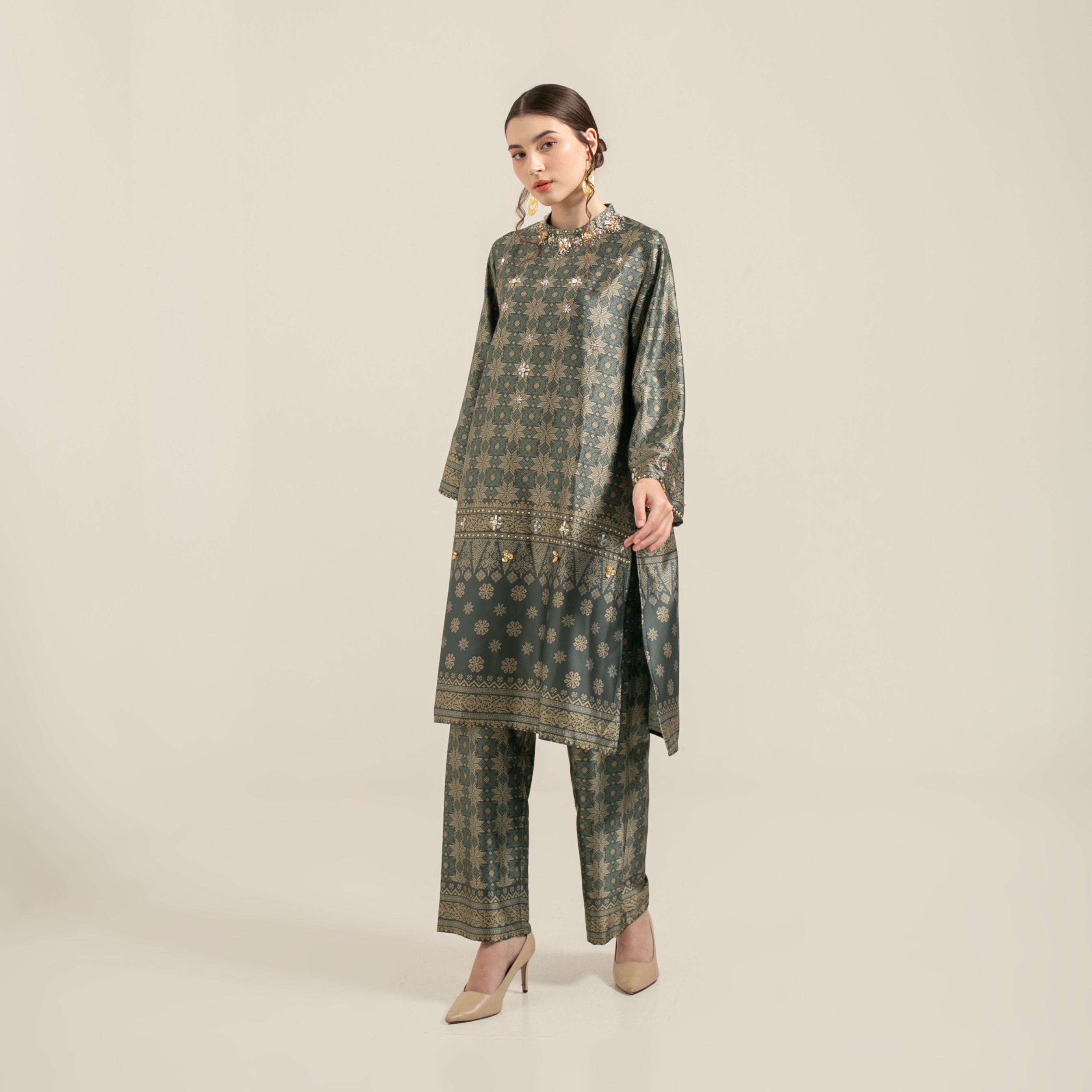 Raya set pants "GREEN"