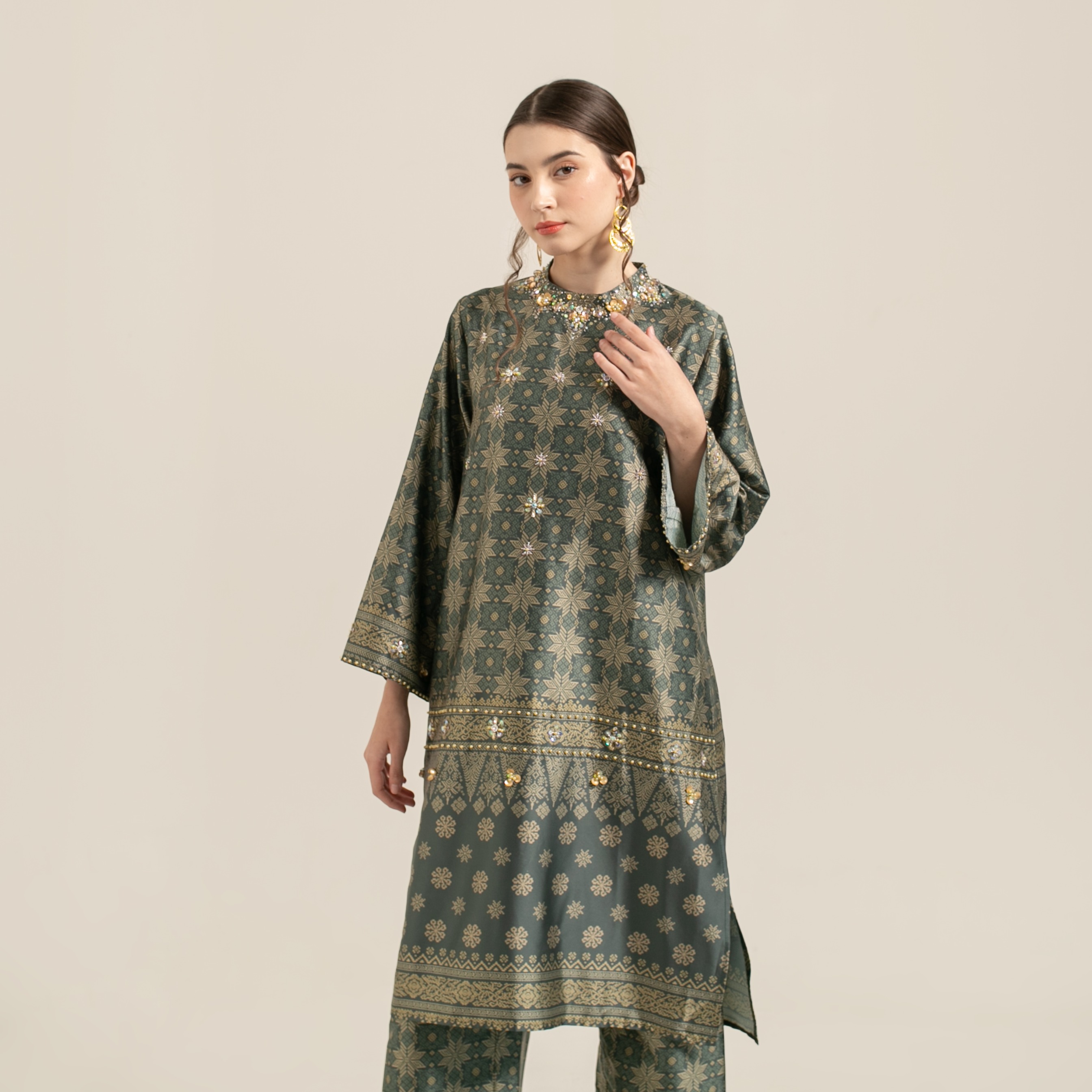 Raya set pants "GREEN"