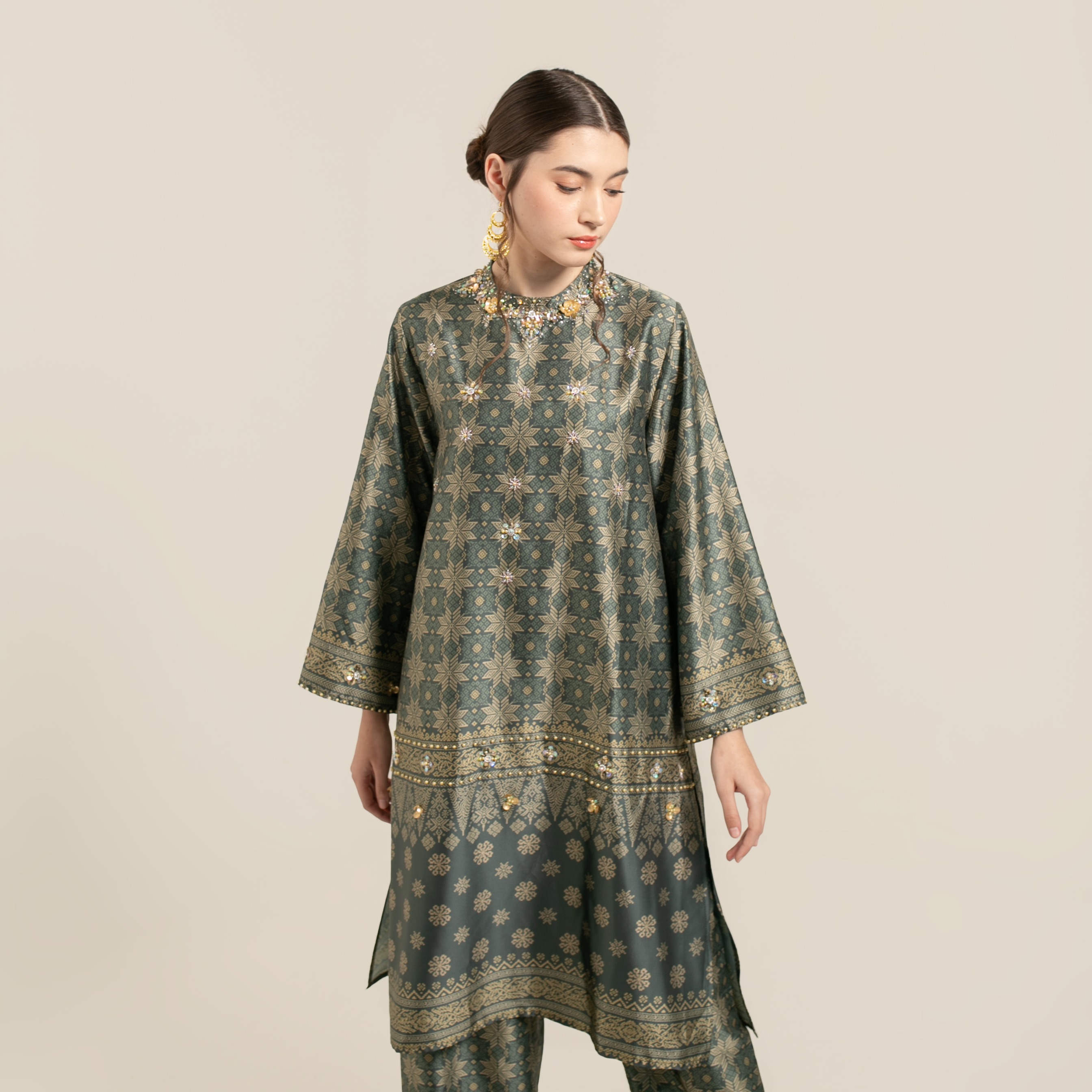 Raya set pants "GREEN"
