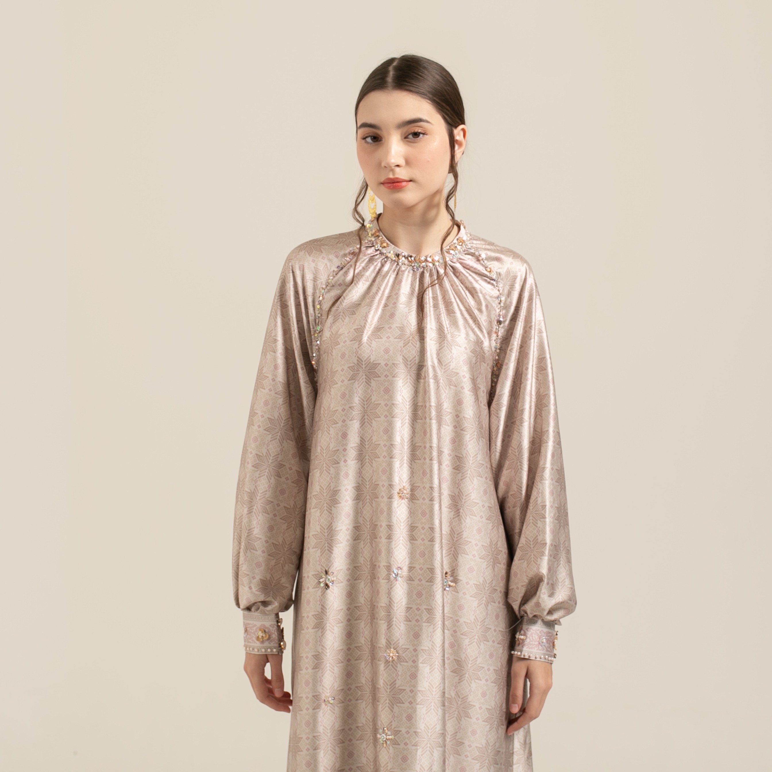 Raya dress "MOCCA LATTE"