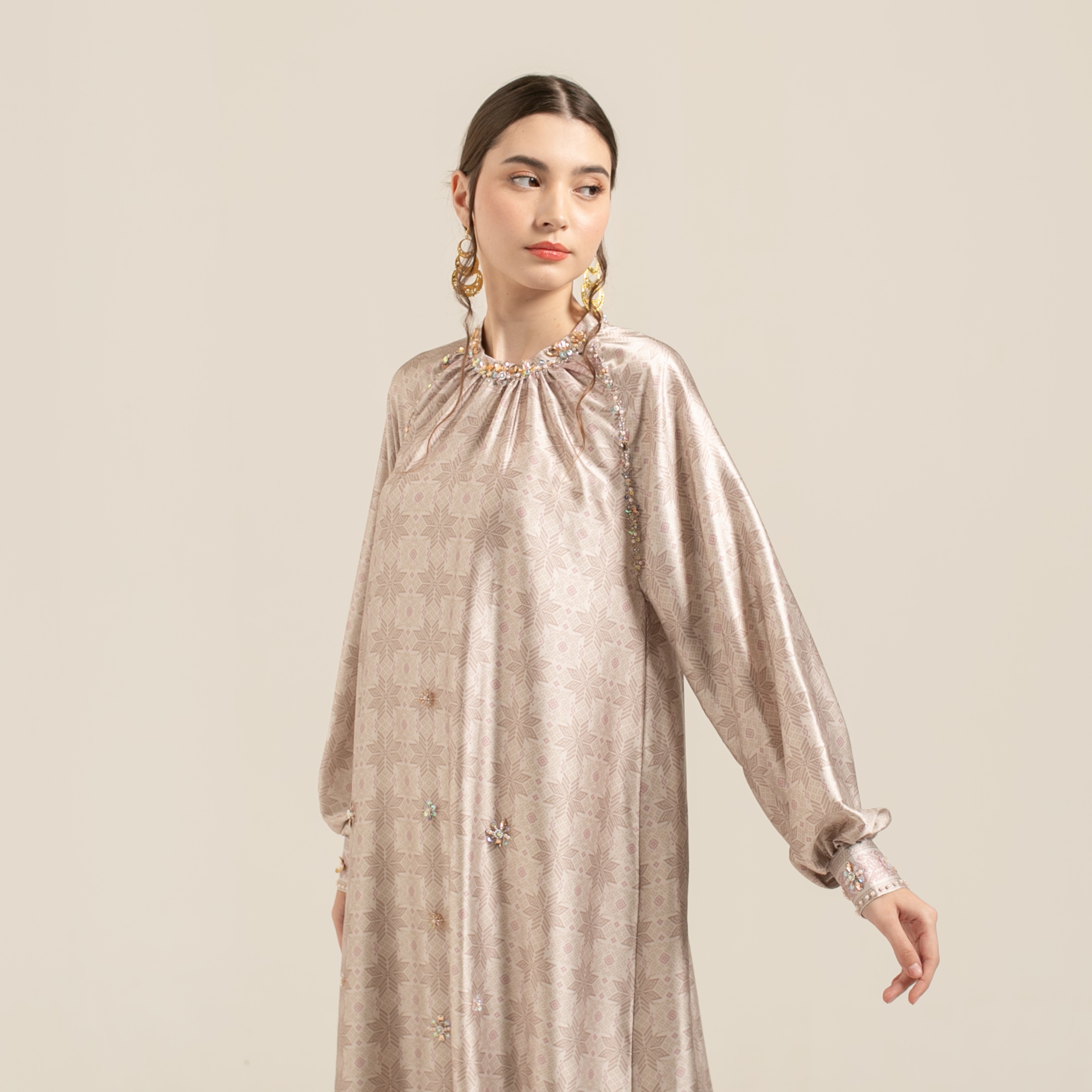 Raya dress "MOCCA LATTE"