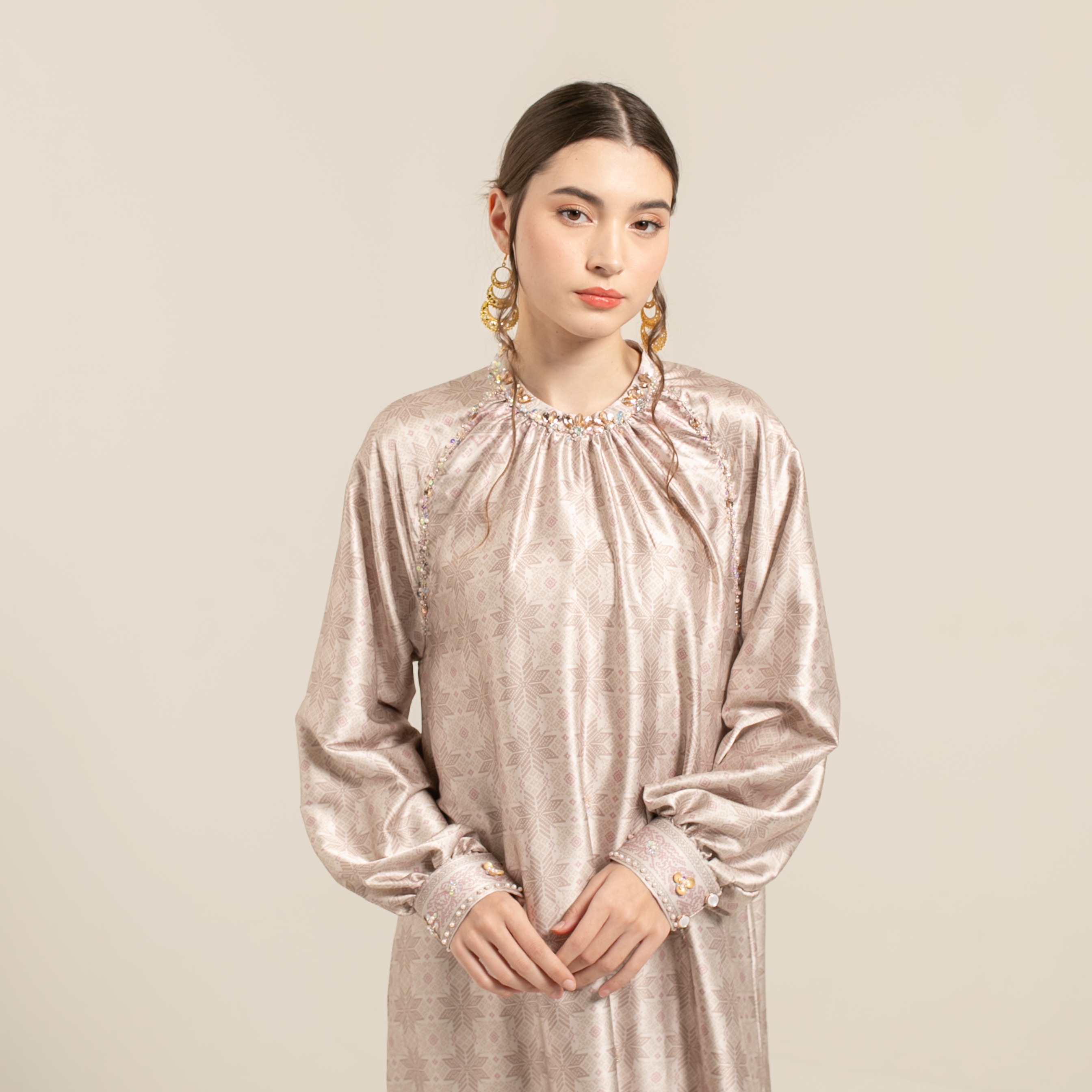 Raya dress "MOCCA LATTE"