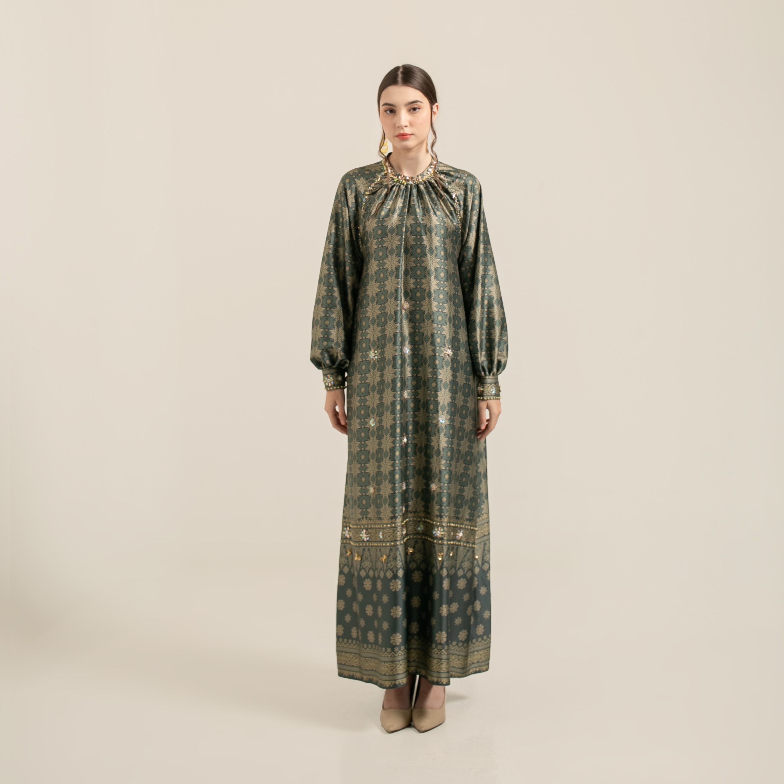 Raya dress "GREEN"