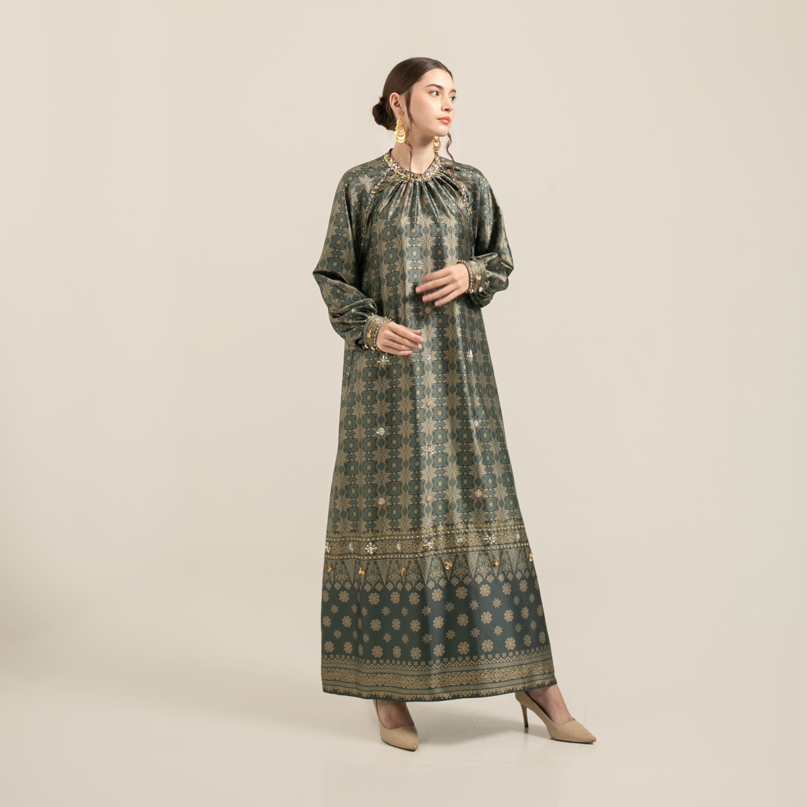 Raya dress "GREEN"