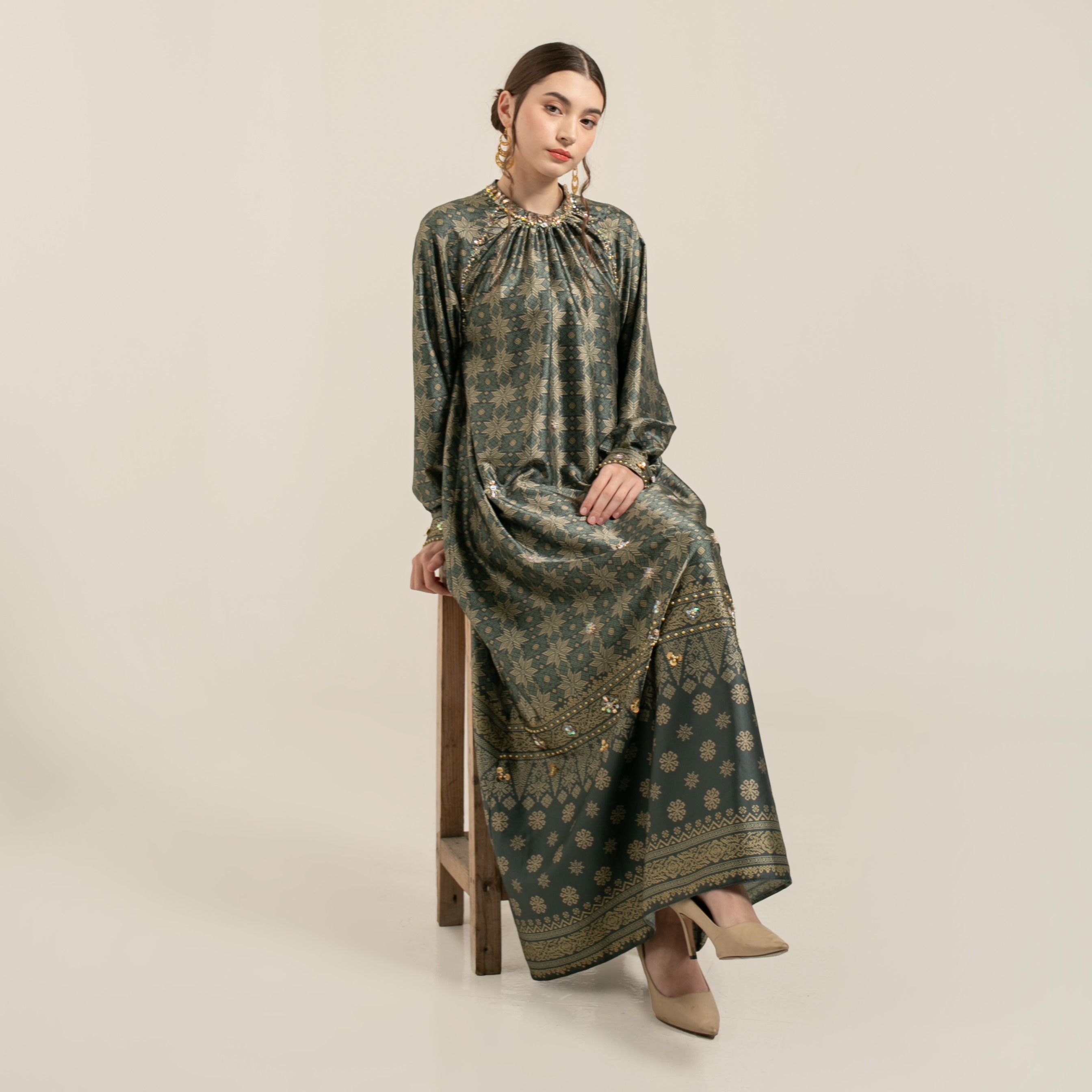 Raya dress "GREEN"