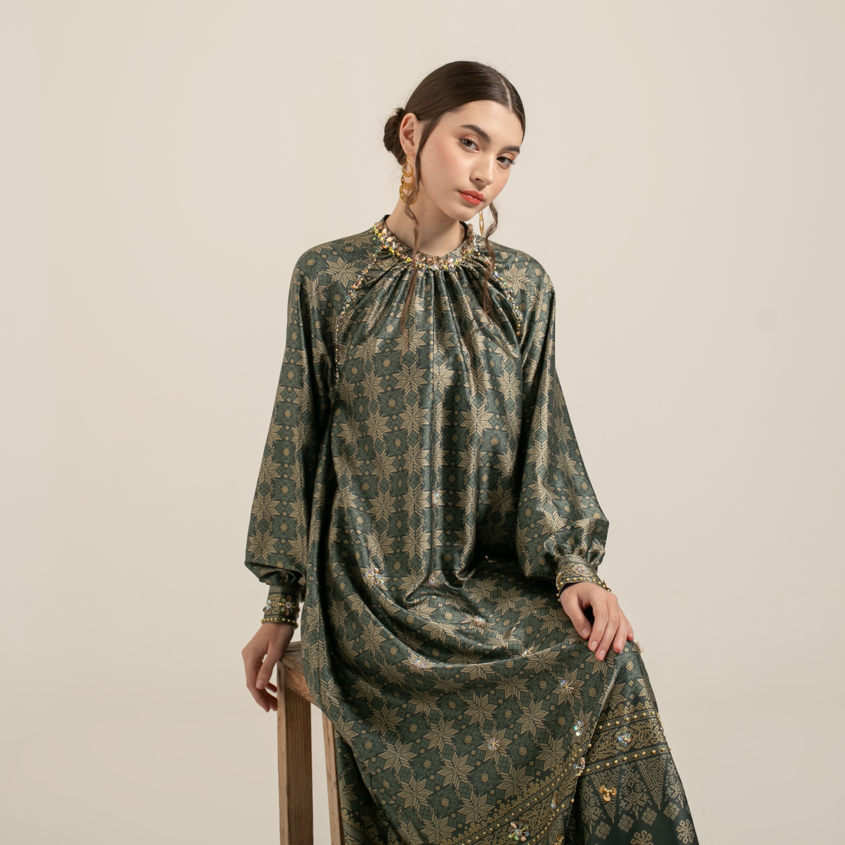 Raya dress "GREEN"