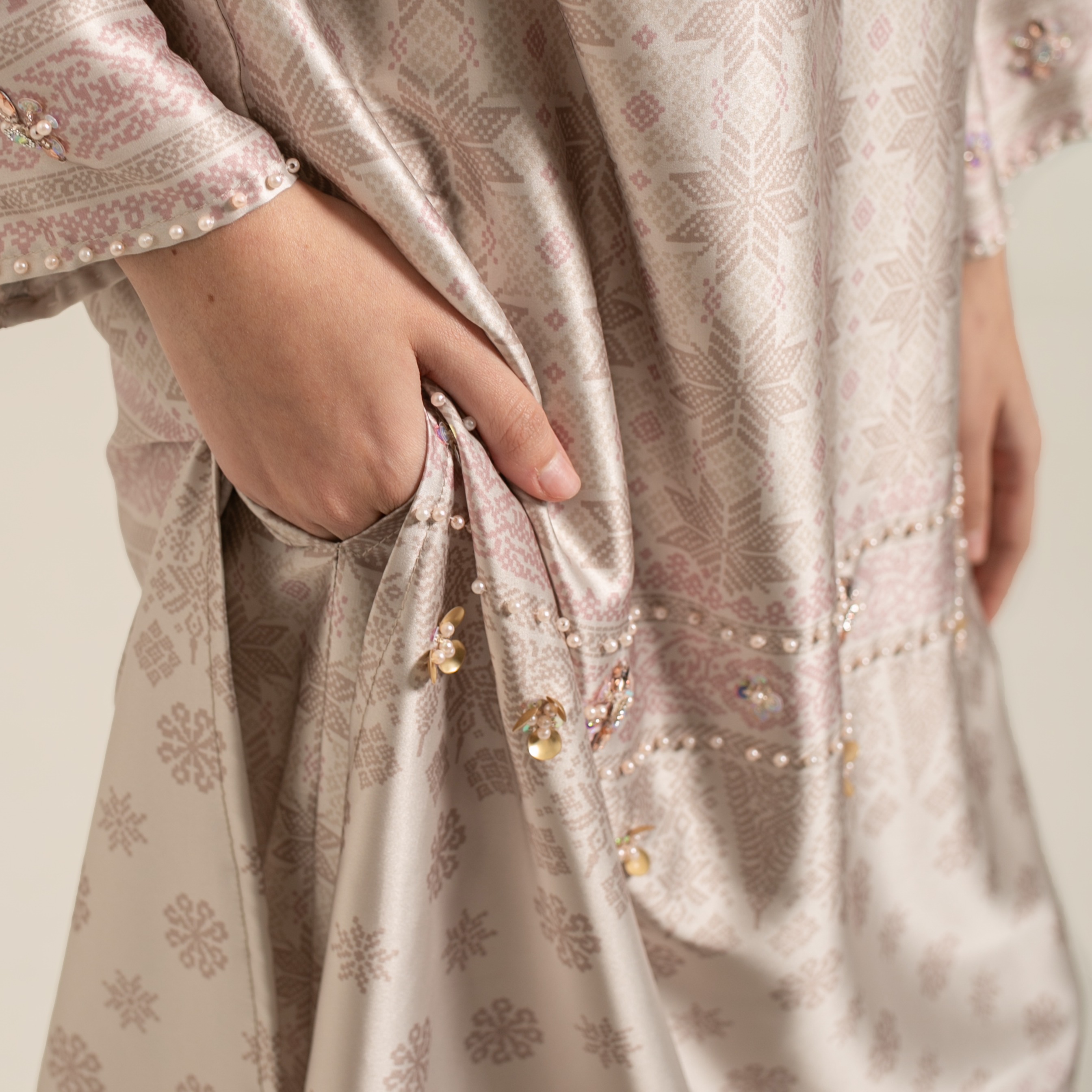 Raya set pants 'MOCCA LATTE"