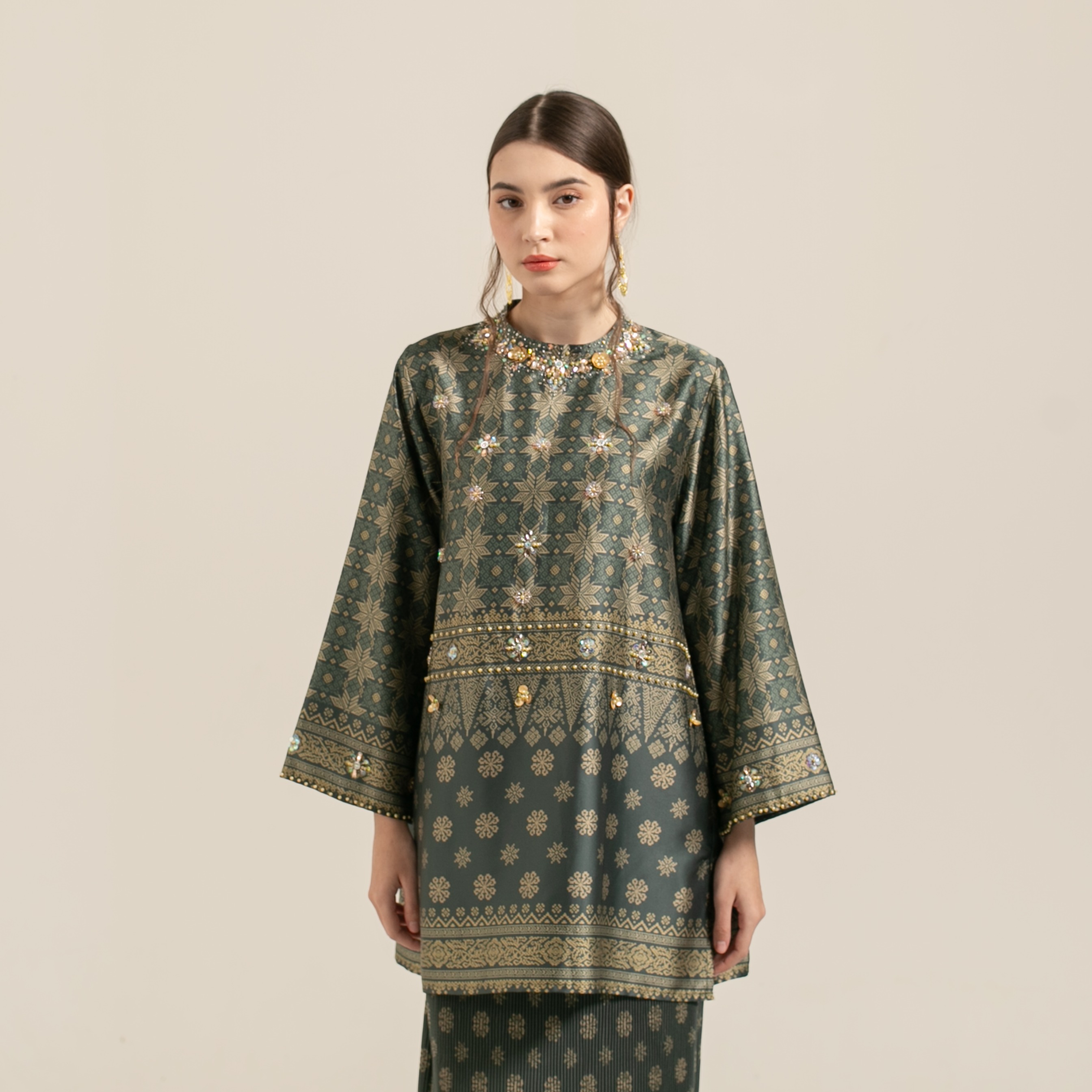 Raya set skirt "GREEN"