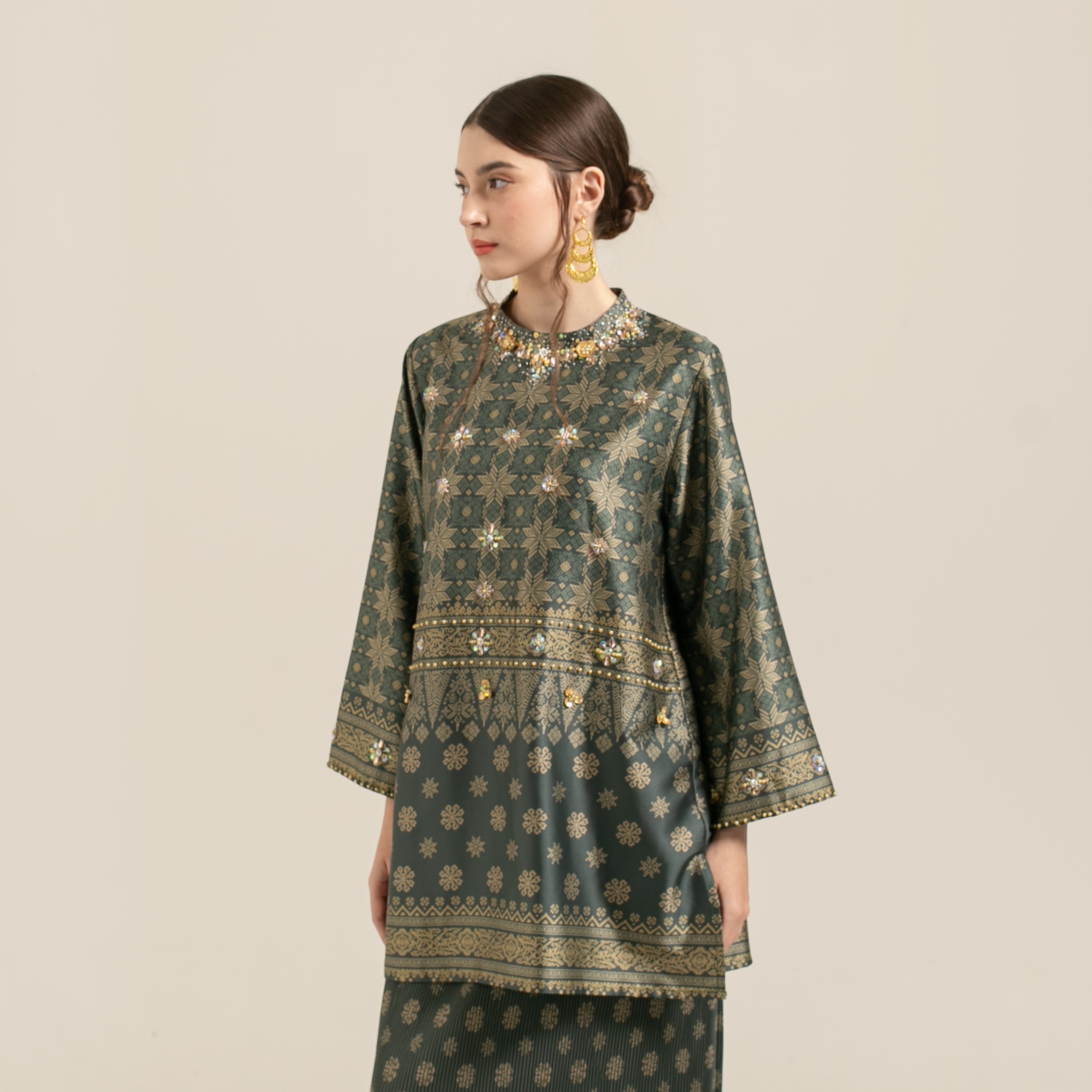 Raya set skirt "GREEN"