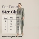 Raya set pants "BURGUNDY"
