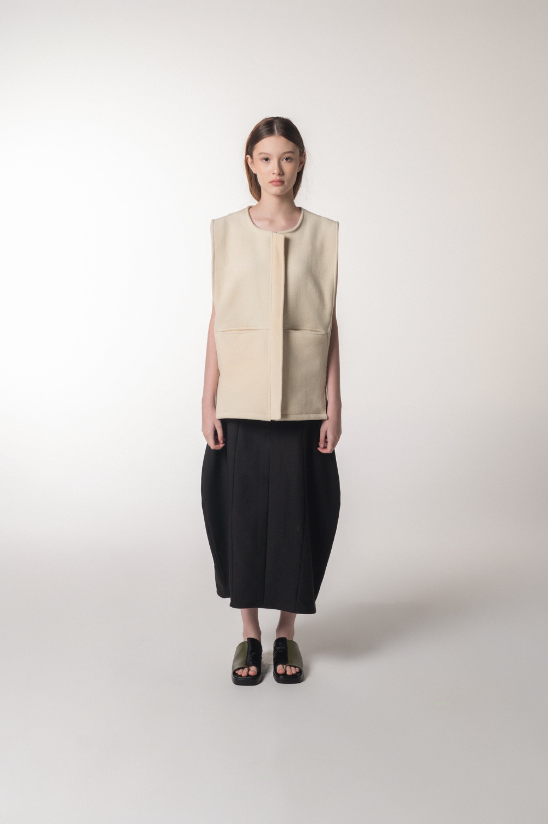 Sant Wool Vest White
