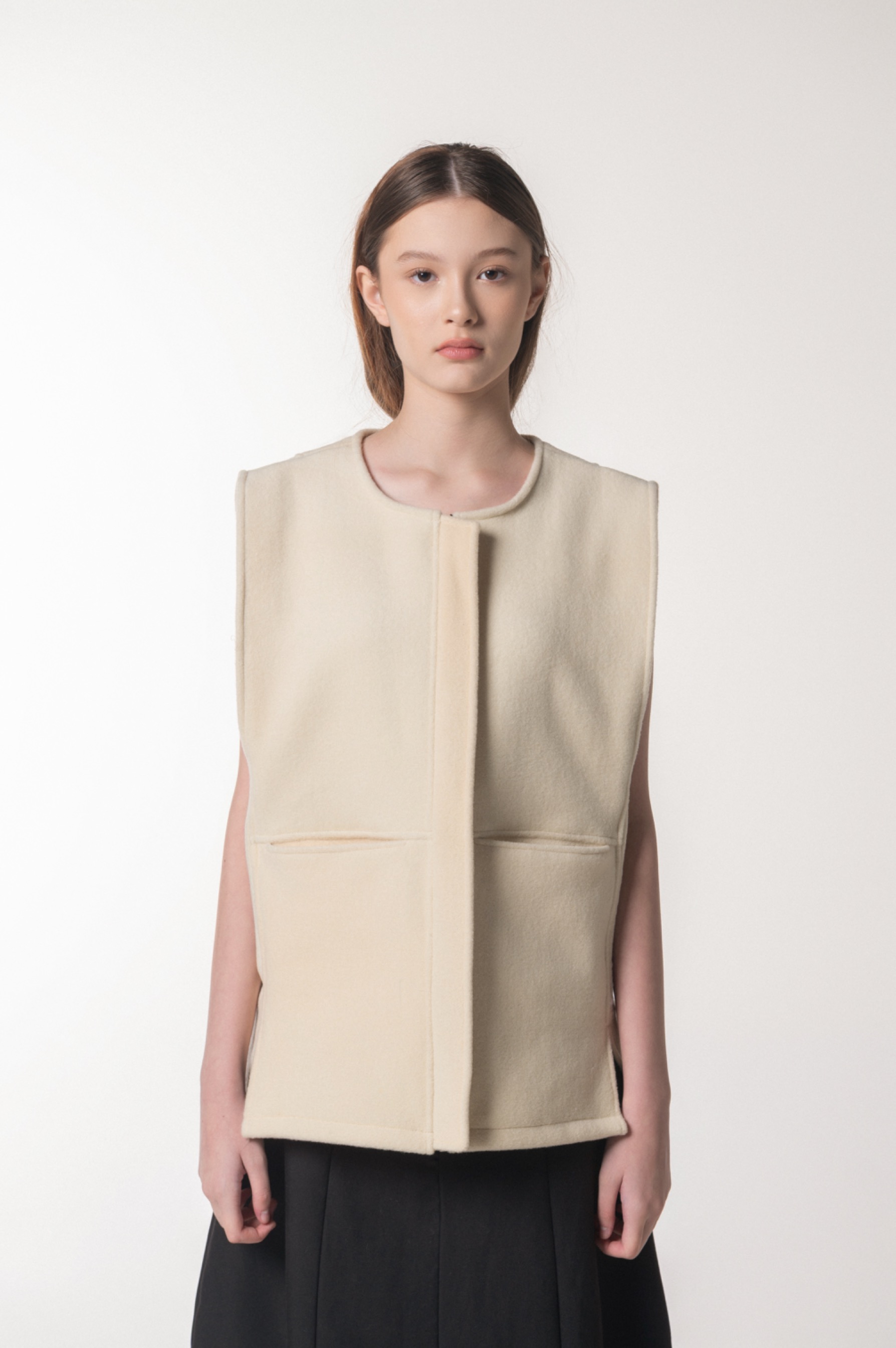 Sant Wool Vest White