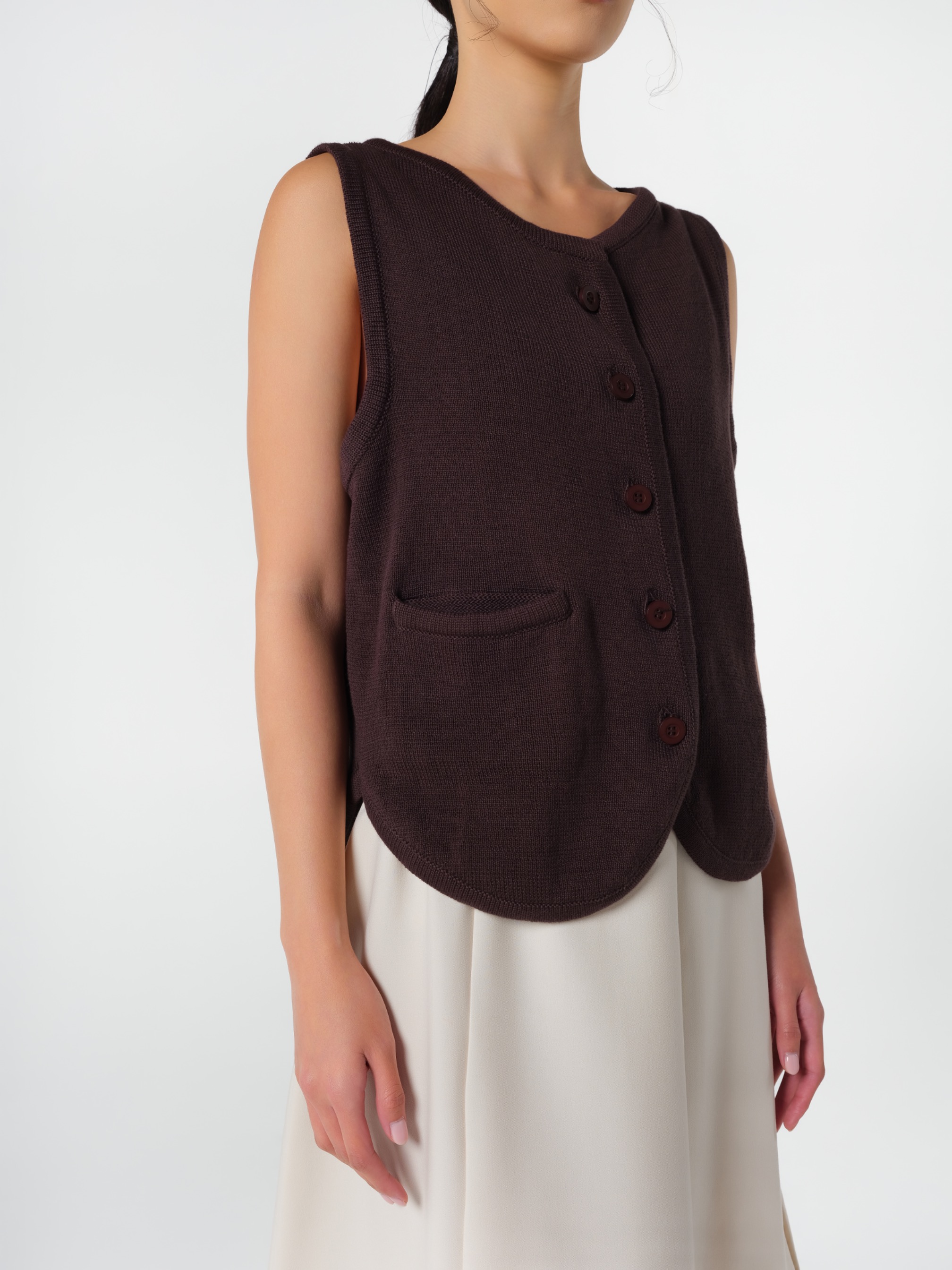 Pino Vest Brown