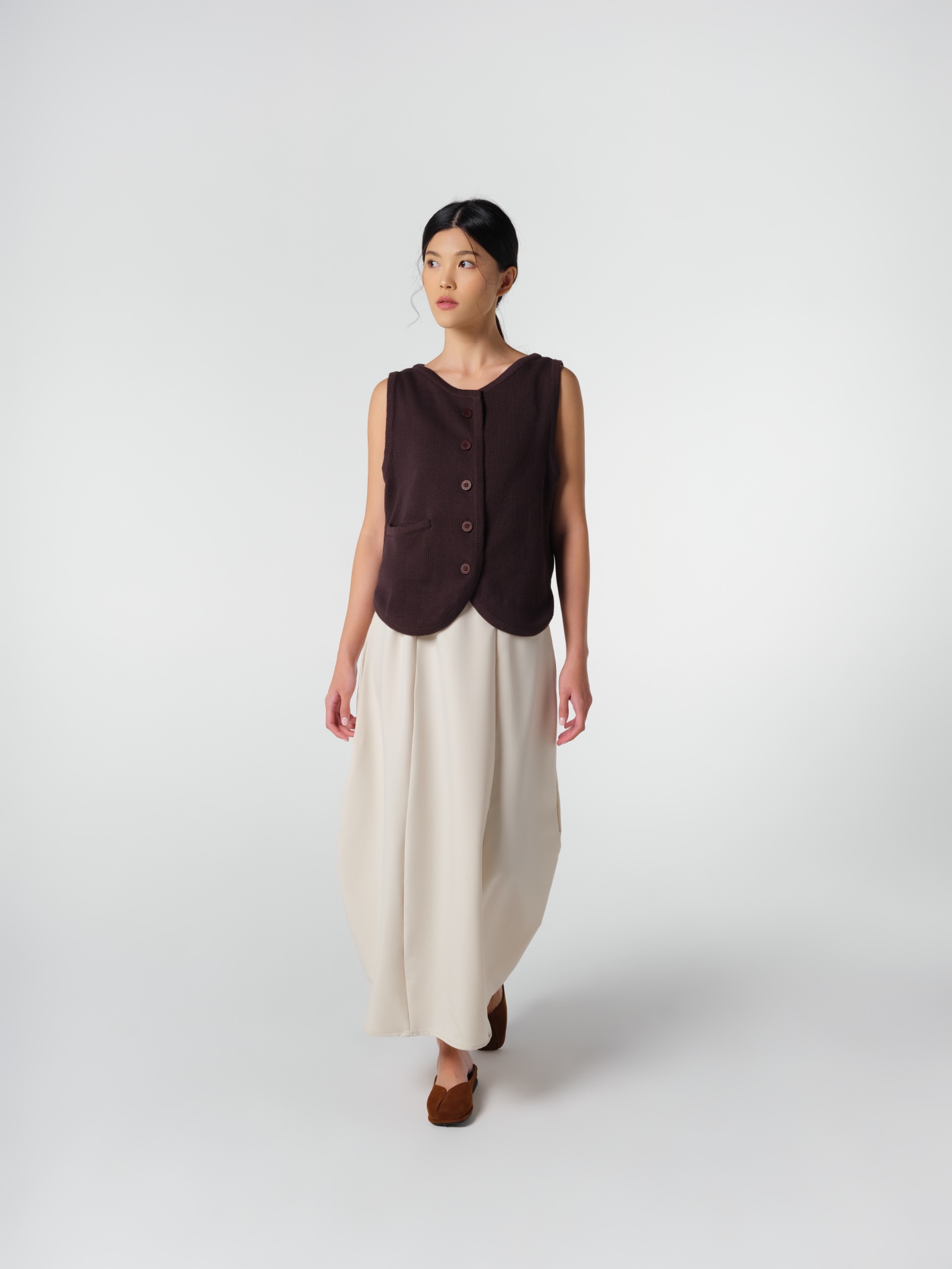 Pino Vest Brown
