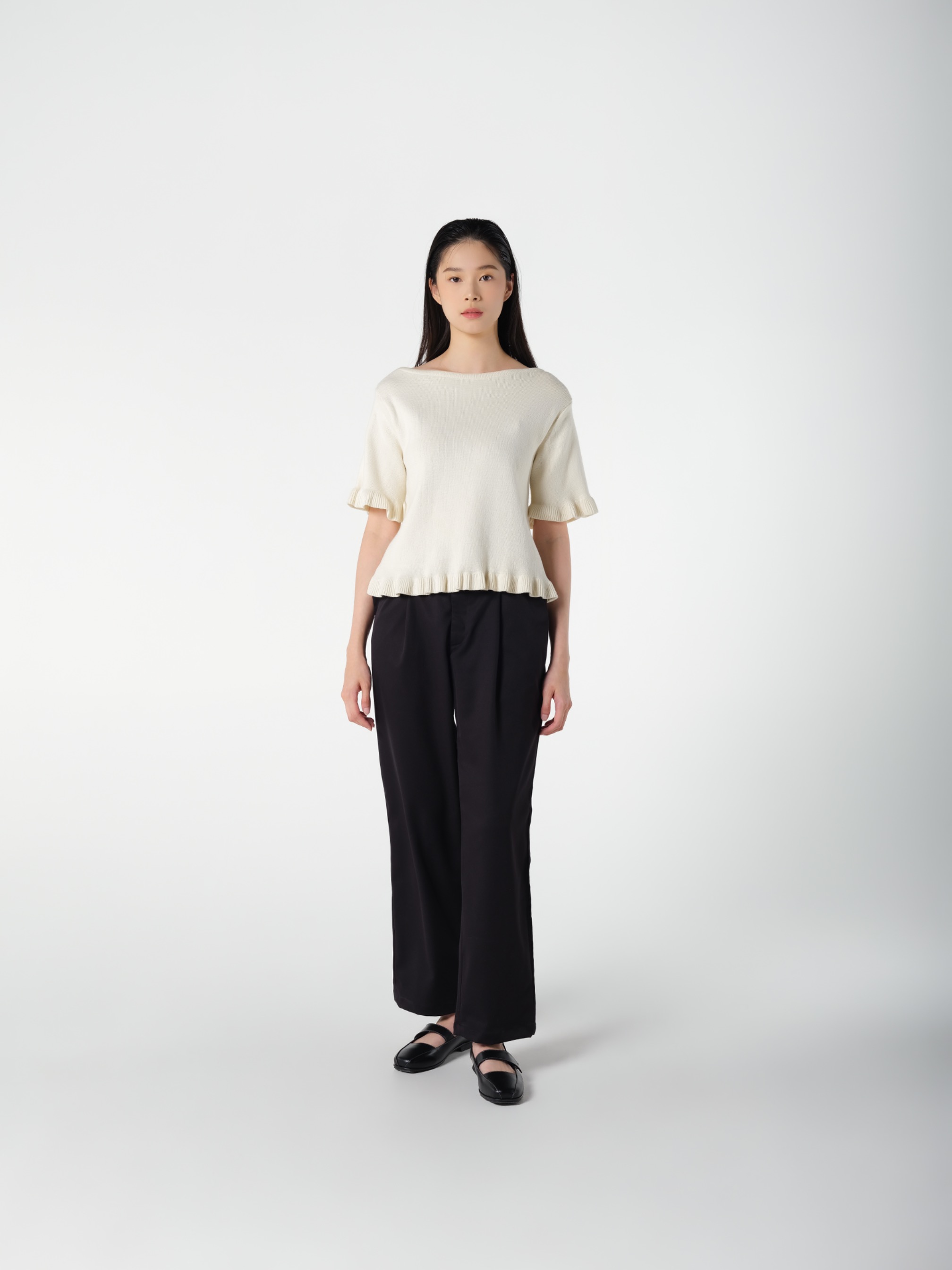 Frill Top White