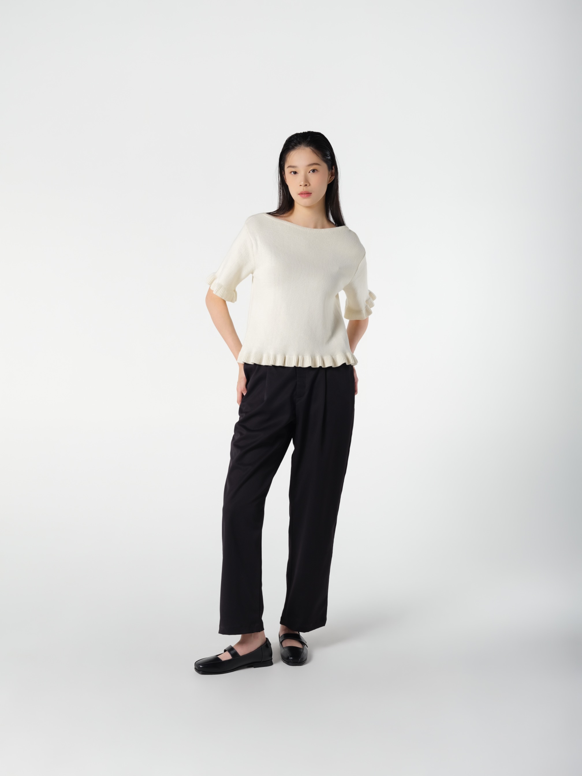 Frill Top White