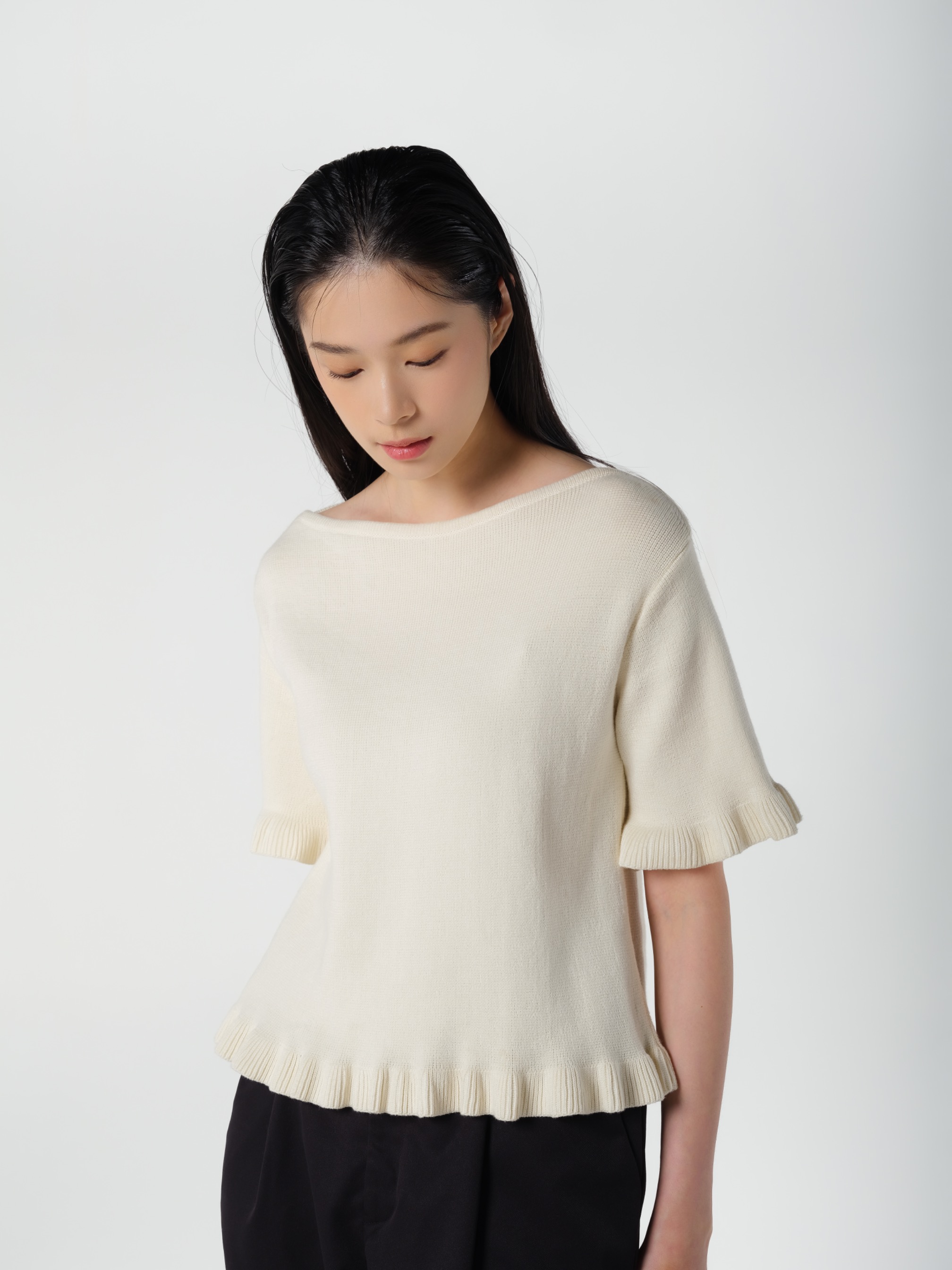 FLORASH - Frill Top White