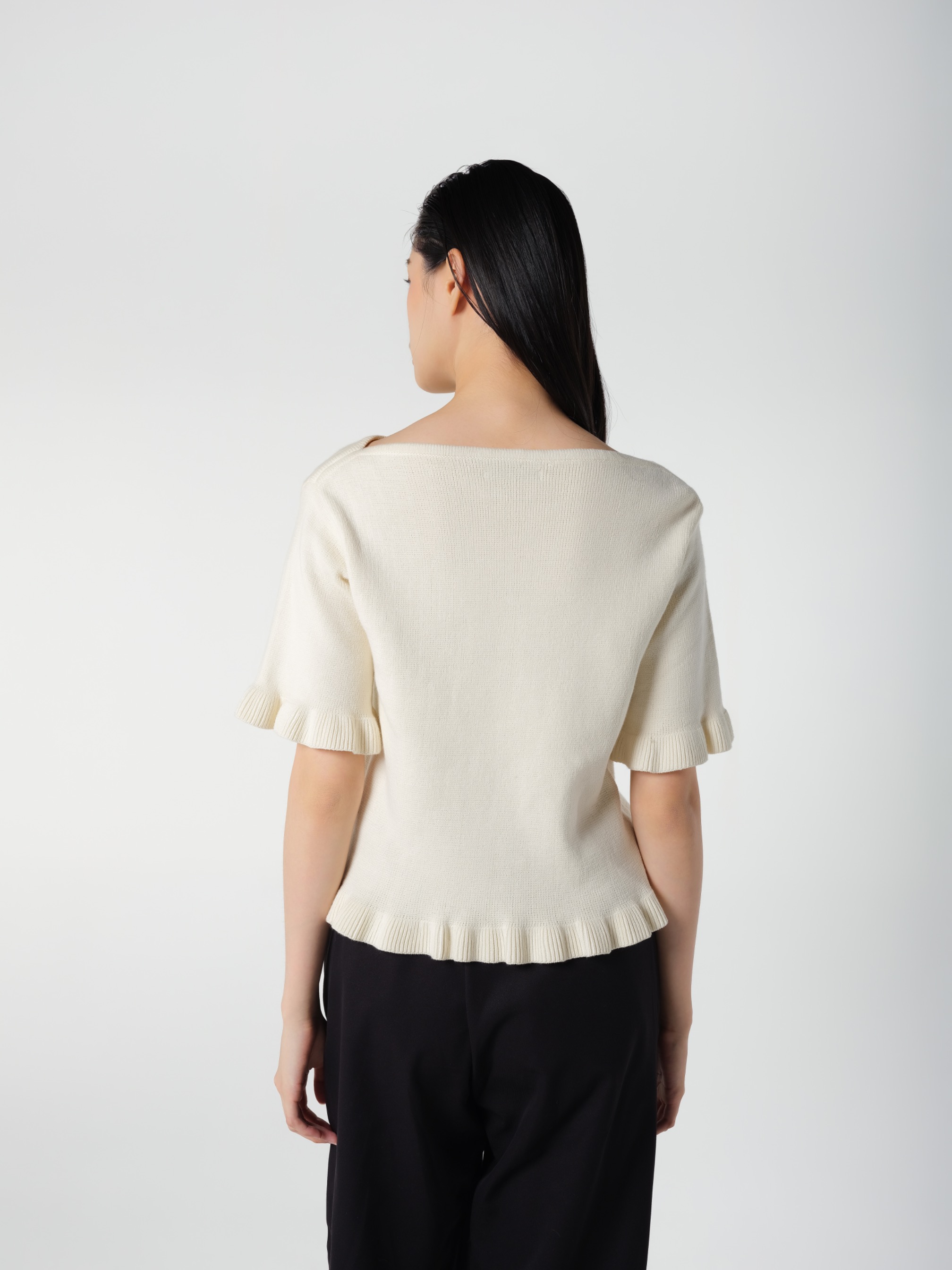 Frill Top White