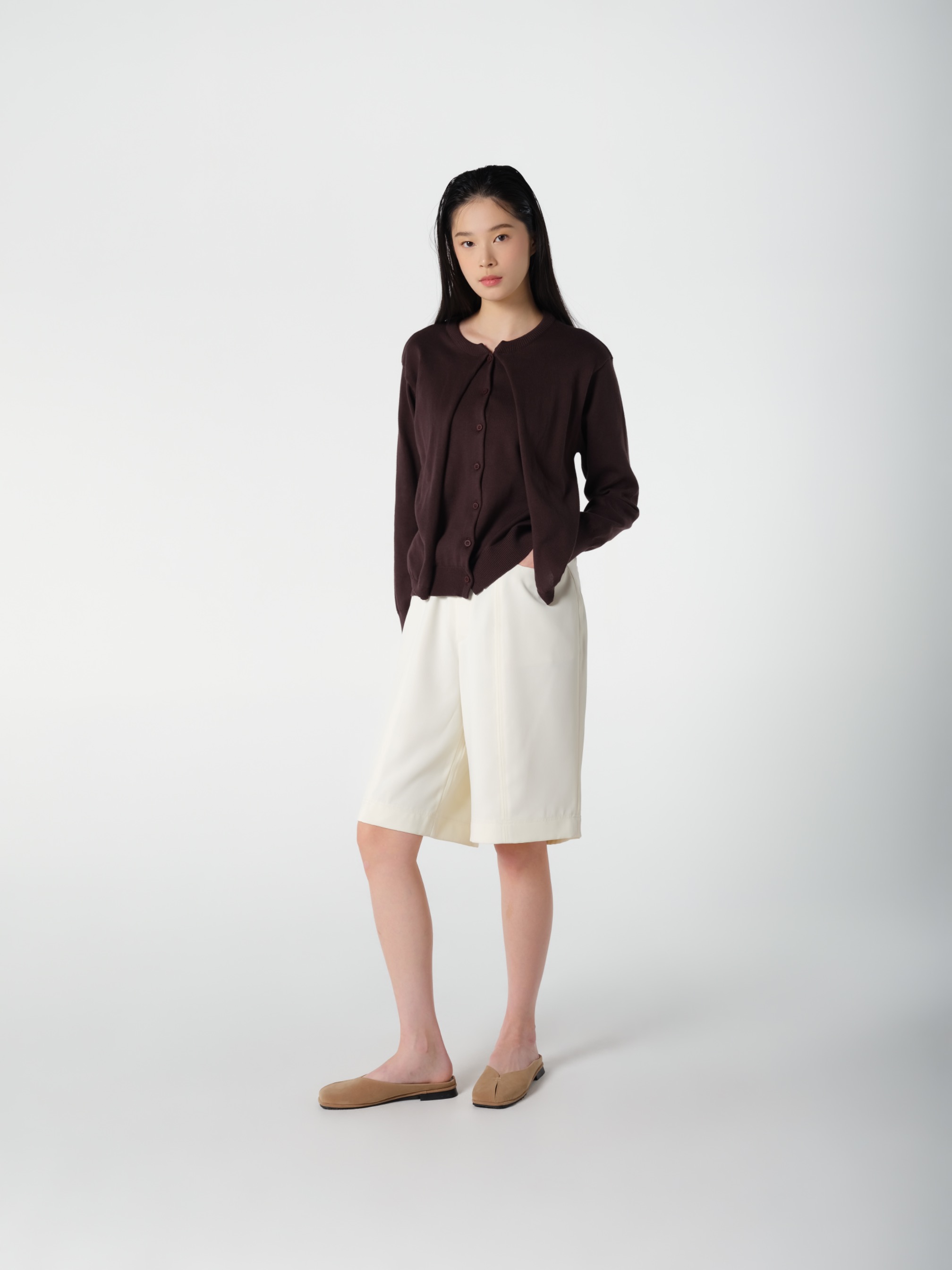 Lathy Cardigan Brown