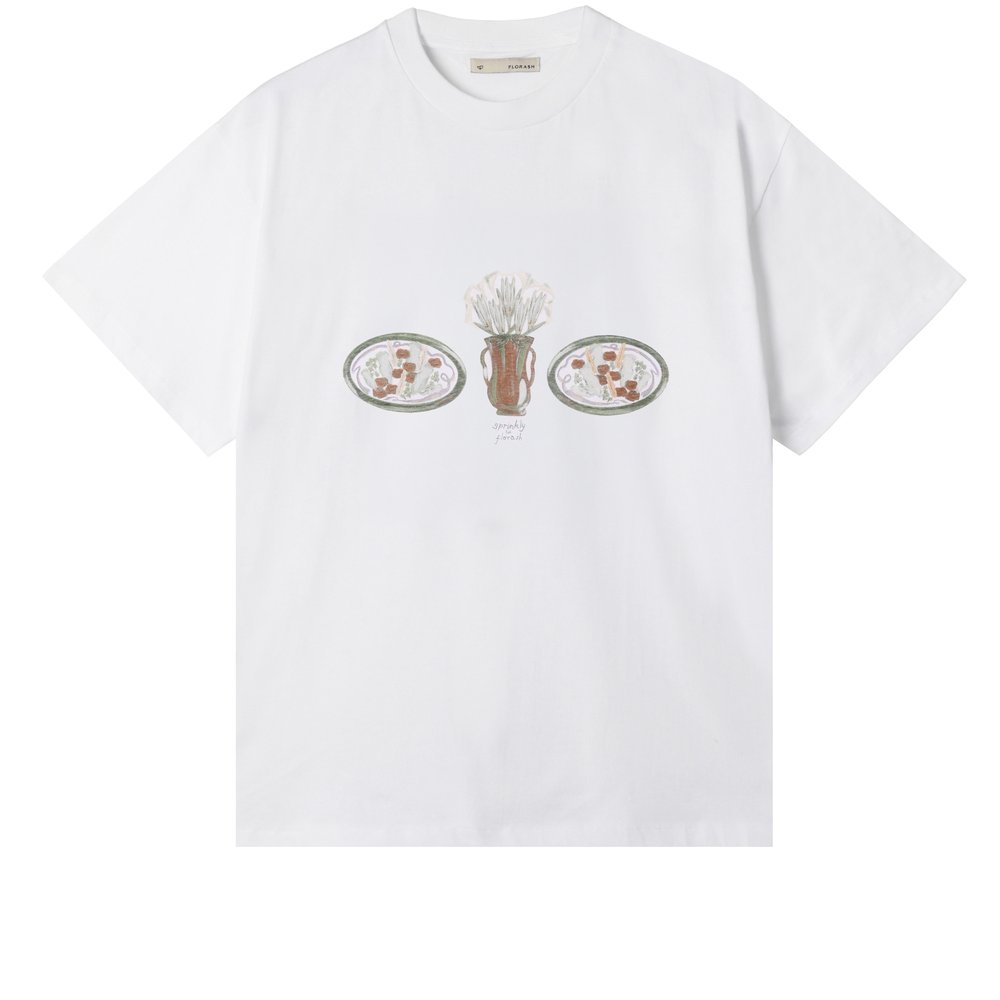 Vase Tee White