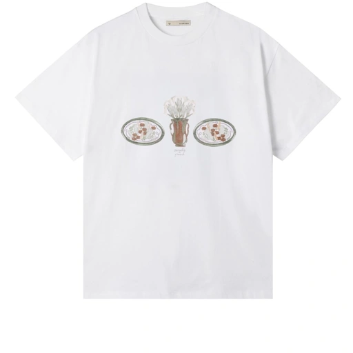 Vase Tee White