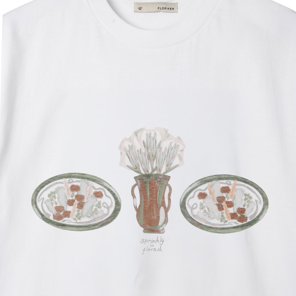 Vase Tee White